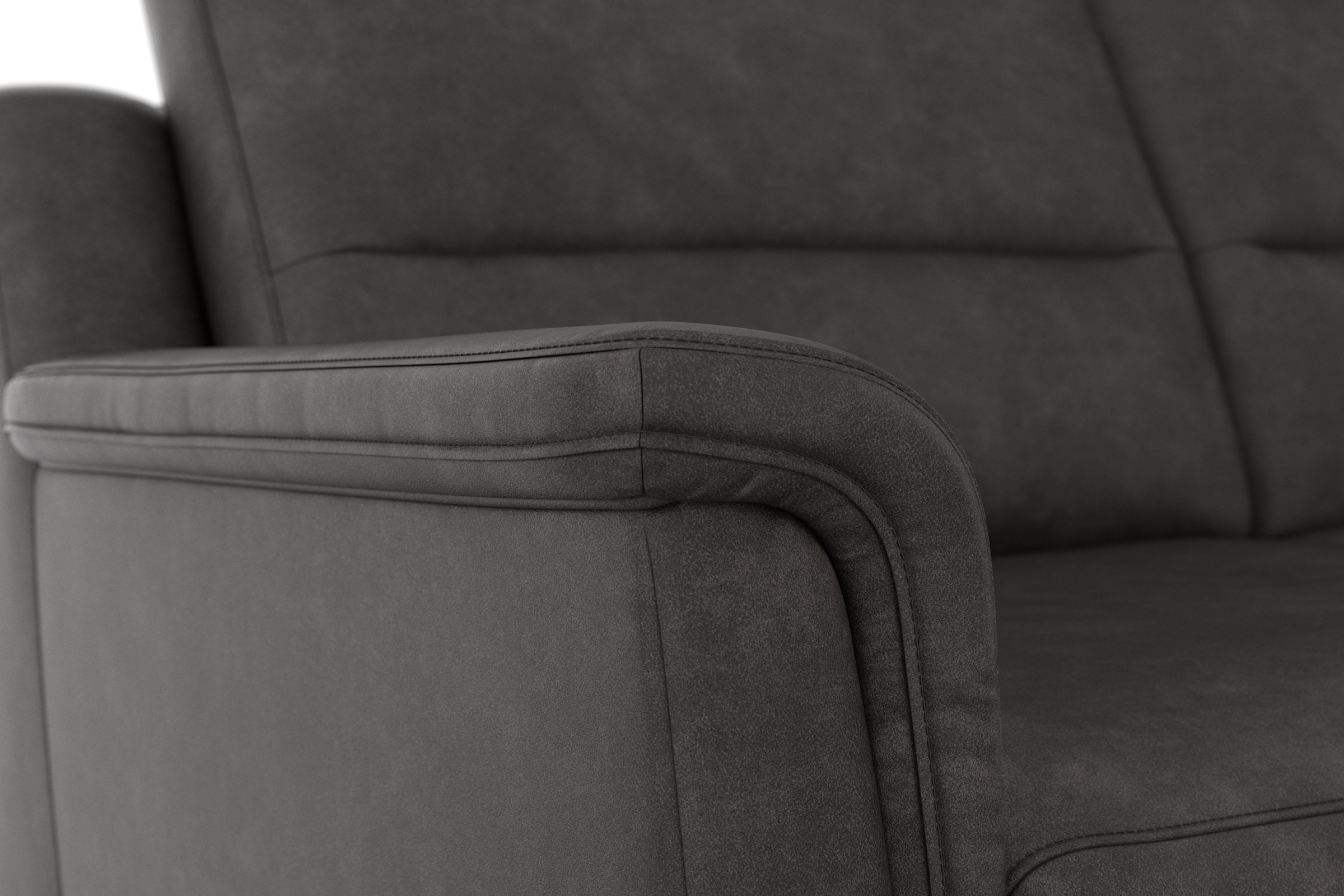 sit&more Ecksofa »Farö L-Form«, inklusive Federkern, wahlweise mit Bettfunktion und Bettkasten