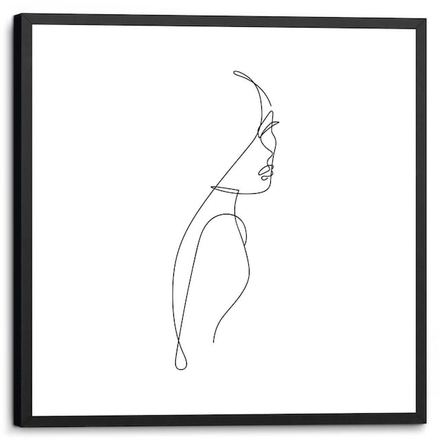 Reinders! Wandbild »Silhouette Weiblich - Gerahmtes Bild« bestellen | BAUR