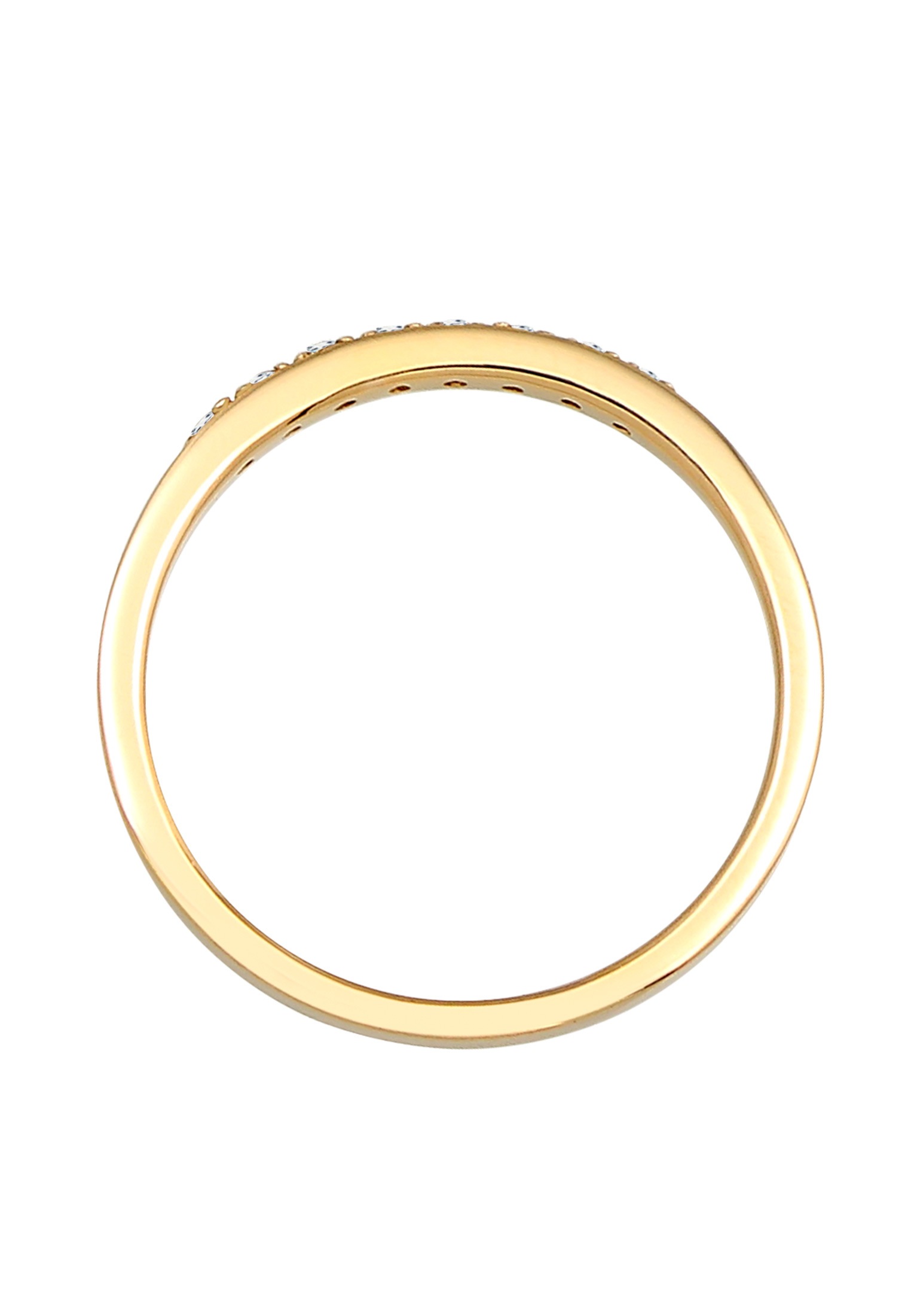 ELLI DIAMONDS Bandring Verlobung Diamant 585 Or Jaune Blanc Taille 56 2