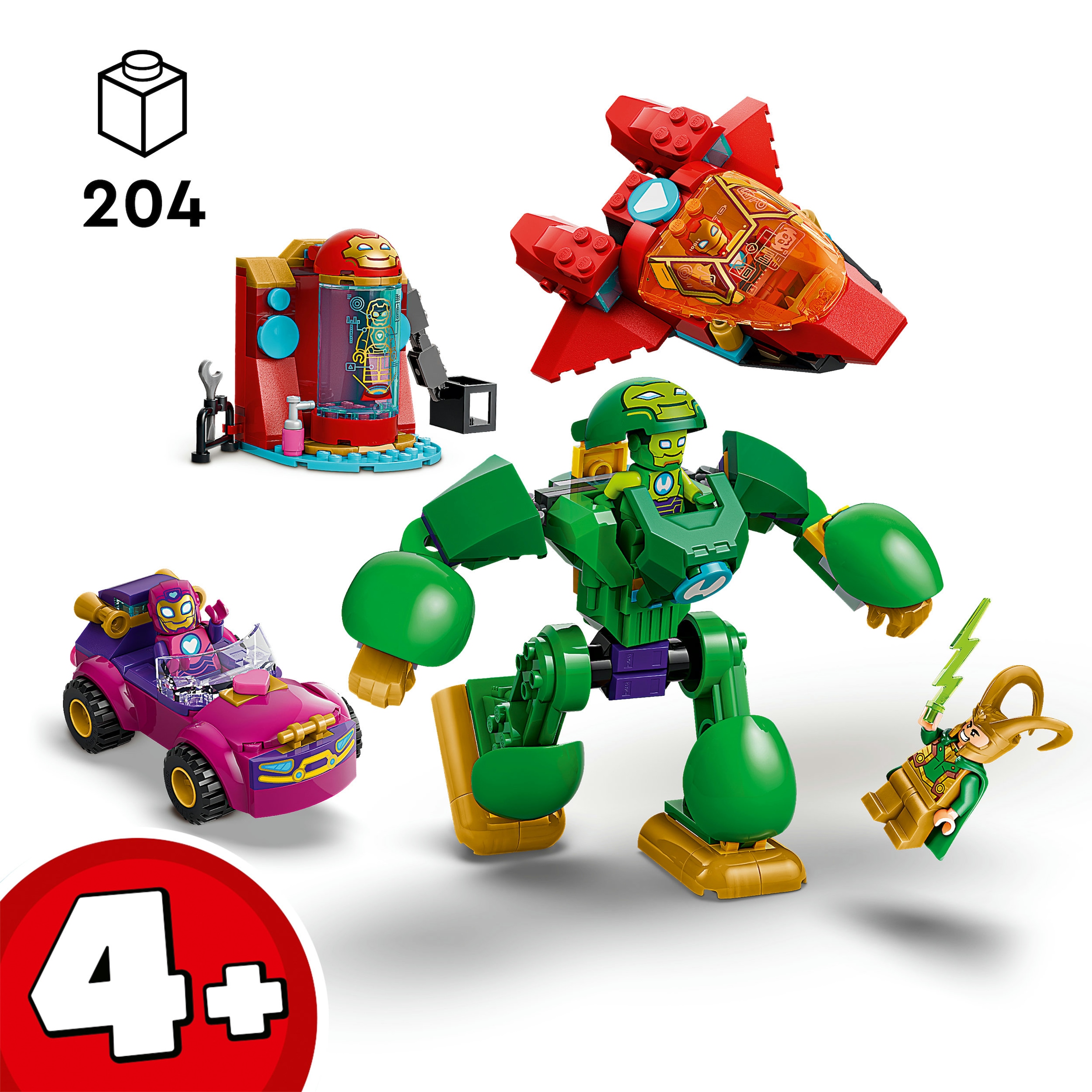 LEGO® Konstruktionsspielsteine »Loki vs. Team Iron Man (11211), LEGO Disney Junior Marvel« Made in Europe