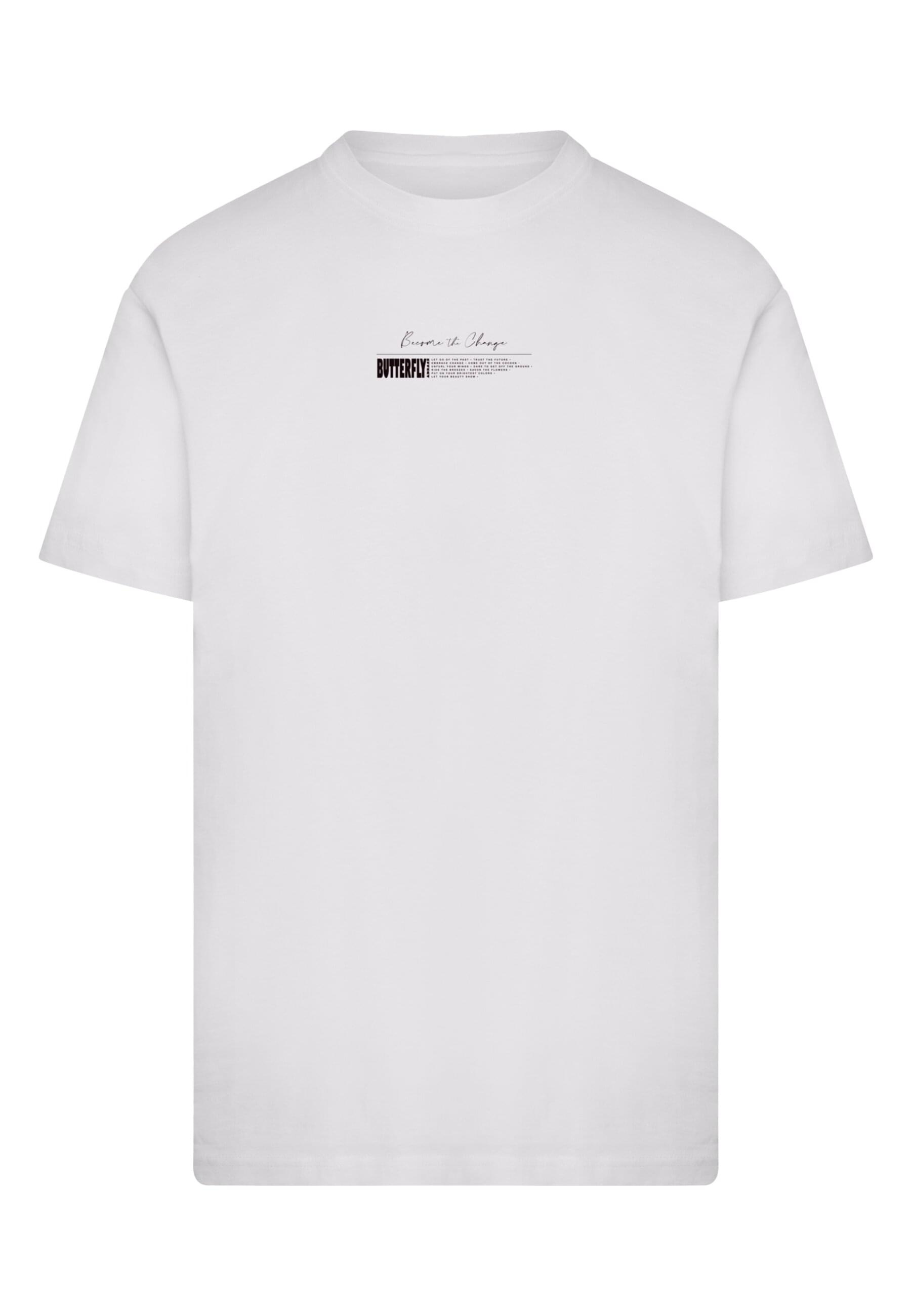 MisterTee T-Shirt "MisterTee Herren Become the Change Butterfly 2.0 Tee", ( günstig online kaufen