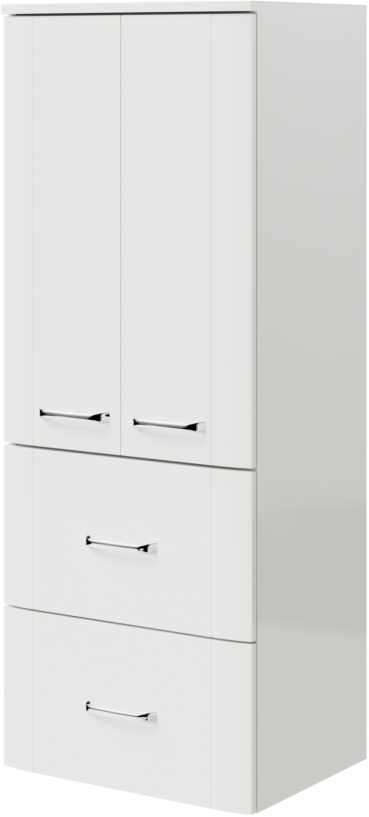 Saphir Midischrank "Serie 3006 Badschrank 50cm,2 Türen,2 Schubladen,Türdämp günstig online kaufen