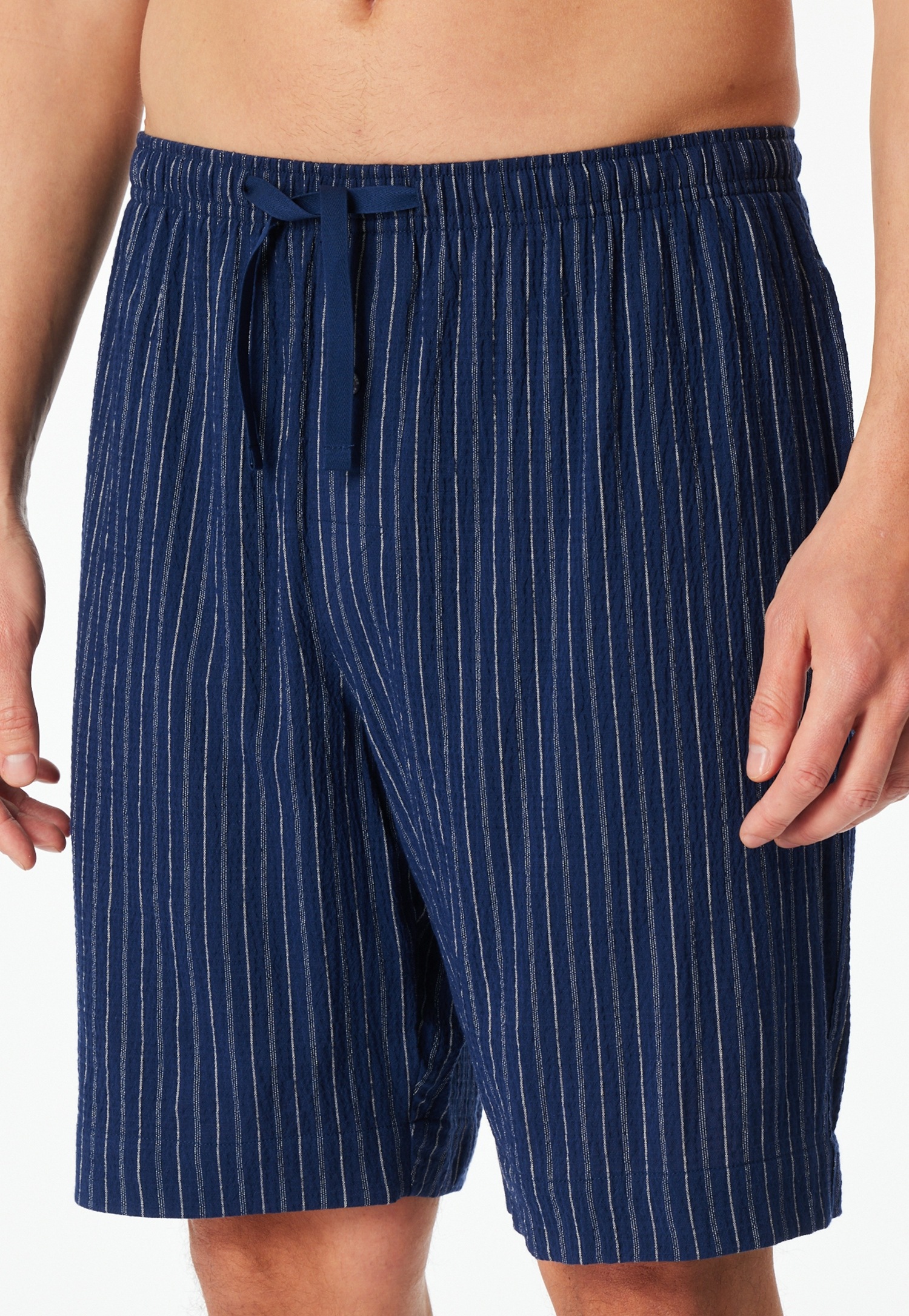 Thumbnail - Schiesser Pyjamashorts "Mix + Relax" mit Gummizug, Cotton-Mix, mit seitlichen Eingrifftaschen