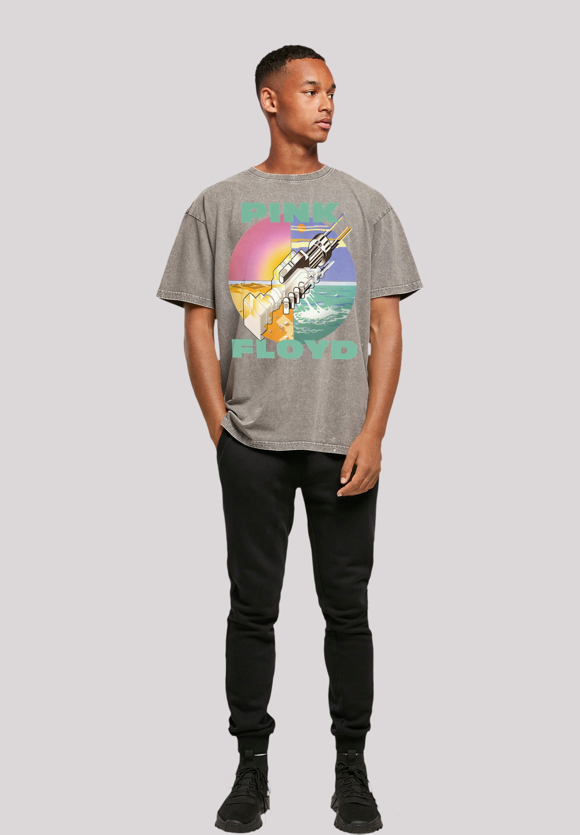 F4NT4STIC T-Shirt »Pink Floyd Oversize T-Shirt«, Print