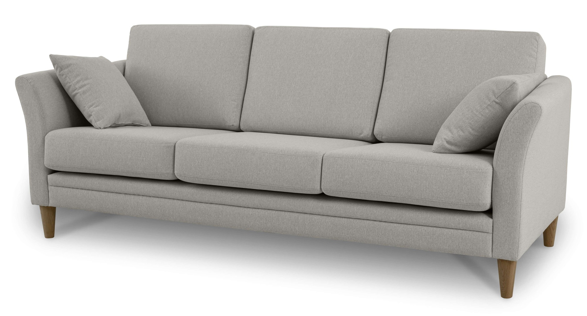 Home affaire 3-Sitzer »Arellano, Breite 217 cm«, klassisches Design, 2 Zierkissen inklusive, Webstoff fein