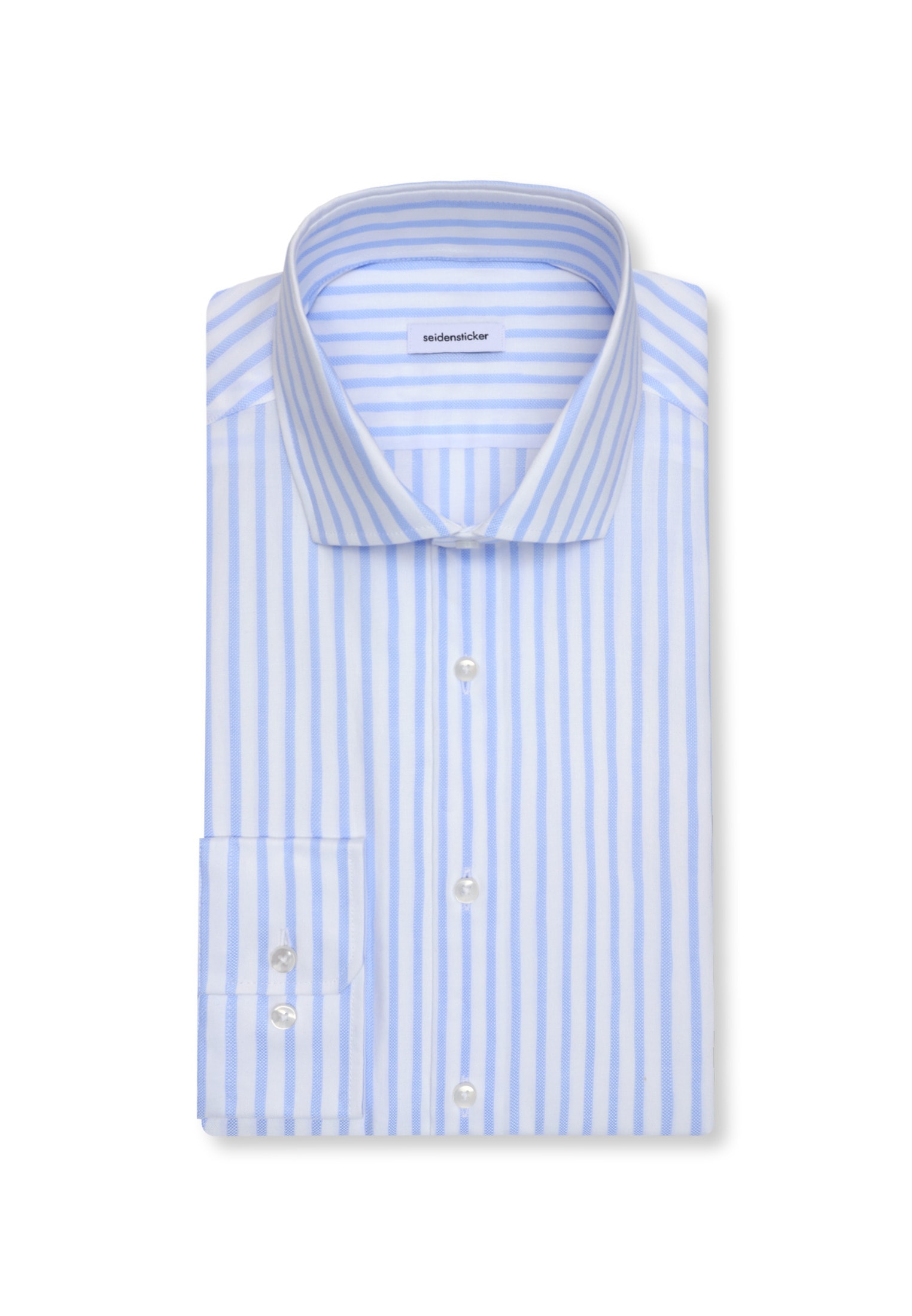 seidensticker Businesshemd »Schwarze Rose« Slim 1/1 Extra lang Kentkragen Gestreift