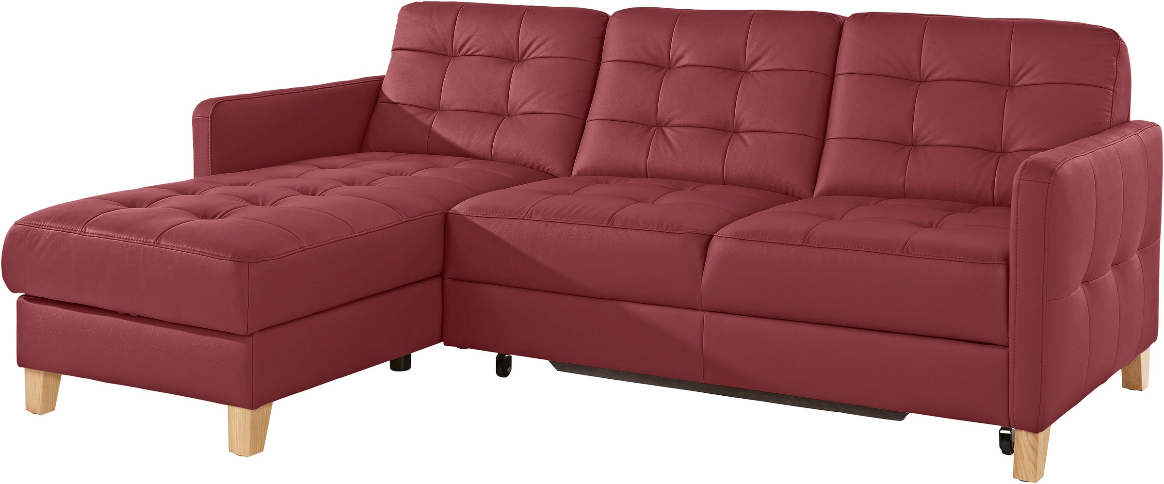 Thumbnail - exxpo - sofa fashion Ecksofa "Elio, kompakt, bequem & zeitloses Design, Breite 217cm, L-Form" wahlweise mit Bettfunktion