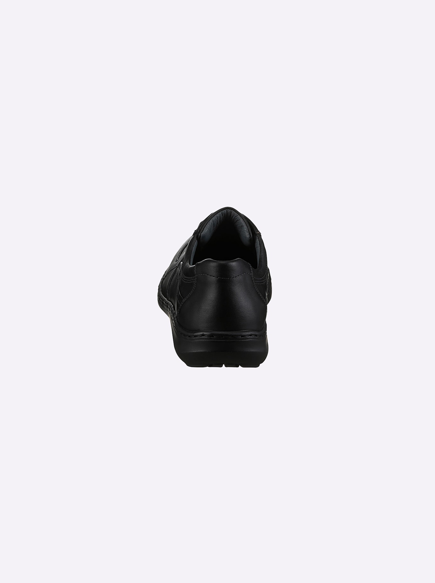 Schnürschuh WALDLÄUFER, Herren, Gr. 10.5, schwarz, Glattleder, Rindsleder, Basic, Schuhe Schnürschuh 3