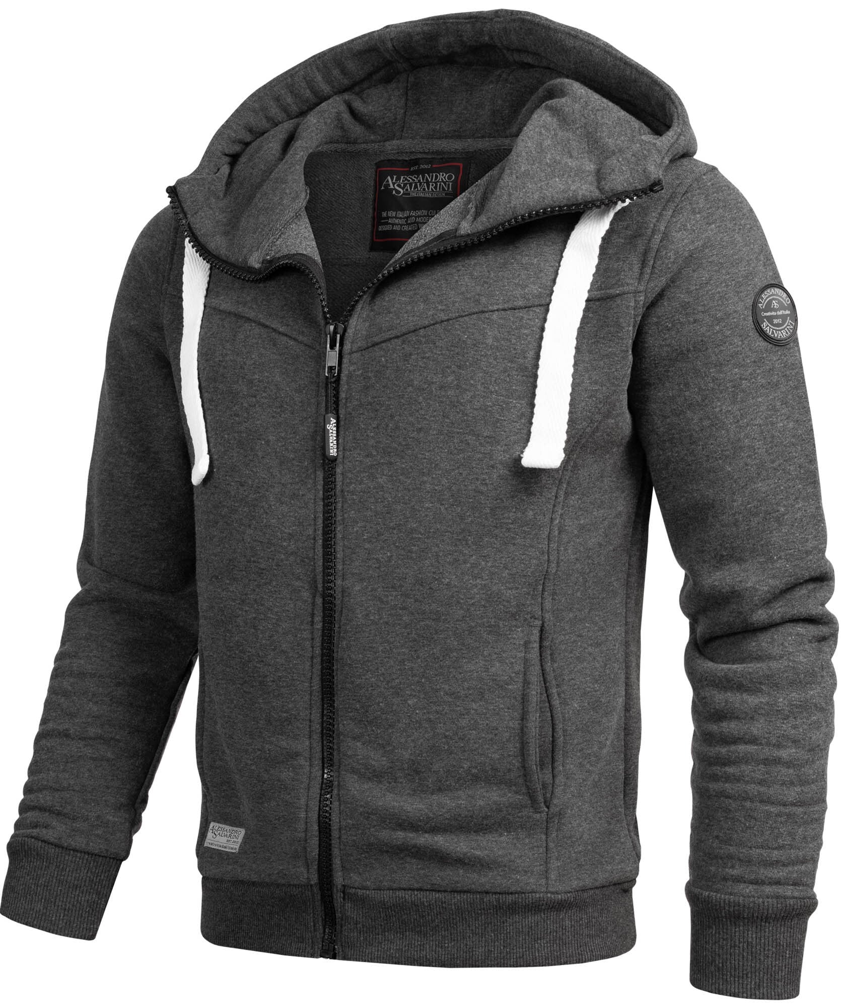 Alessandro Salvarini Kapuzensweatjacke »ASMeroiia«, mit großer Kapuze