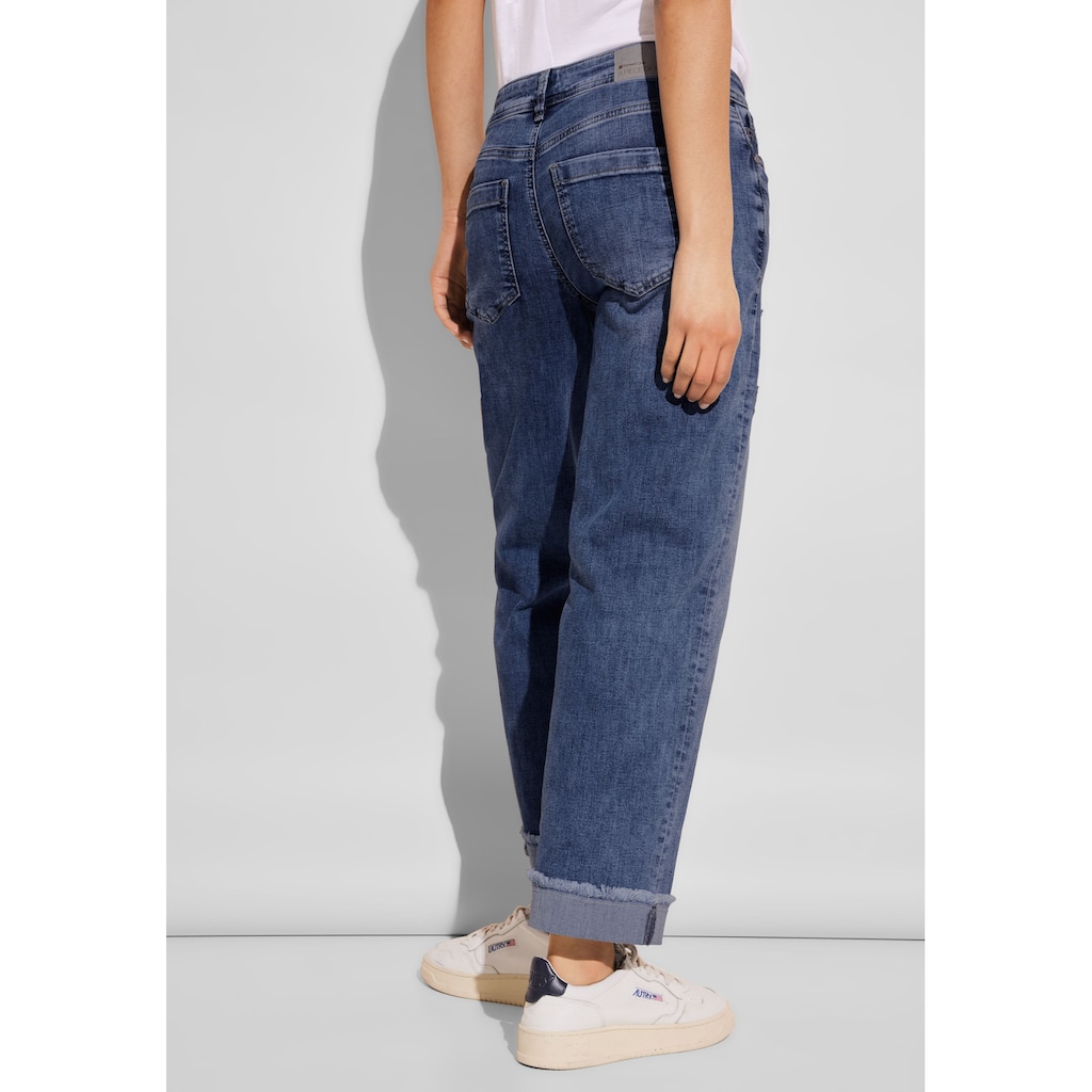 STREET ONE Loose-fit-Jeans, Middle Waist
