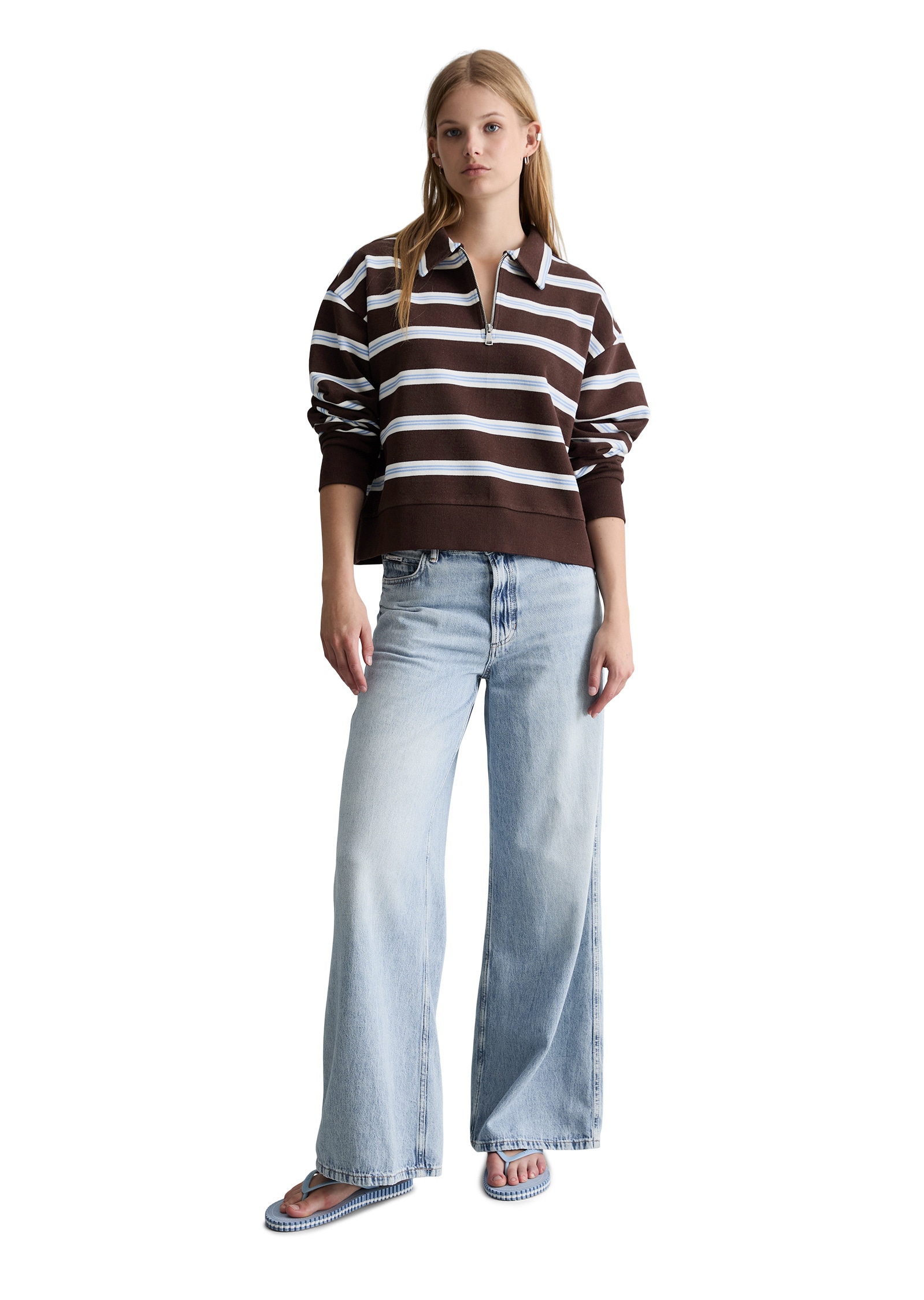 Marc O'Polo DENIM Sweatshirt »aus Bio-Baumwolle«
