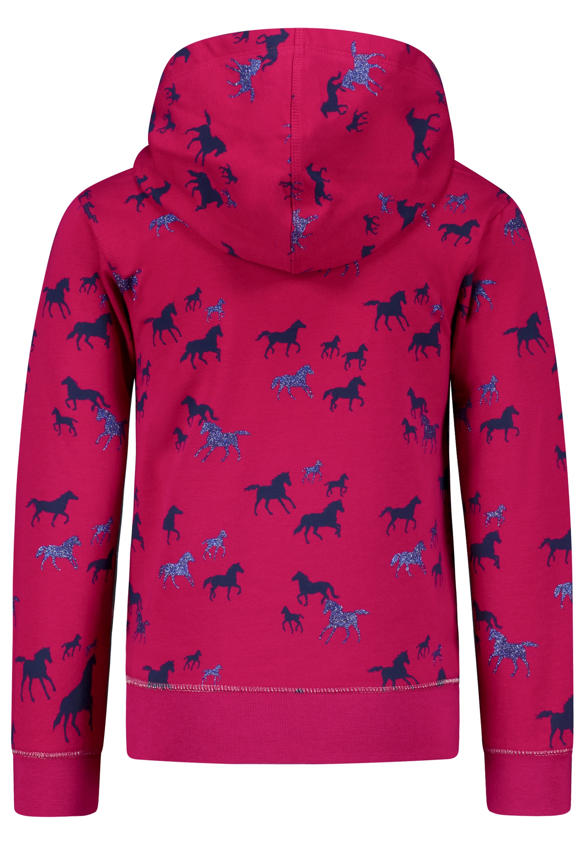 SALT AND PEPPER Kapuzensweatshirt »AOP glitter Horse«, mit kuscheliger Innenseite