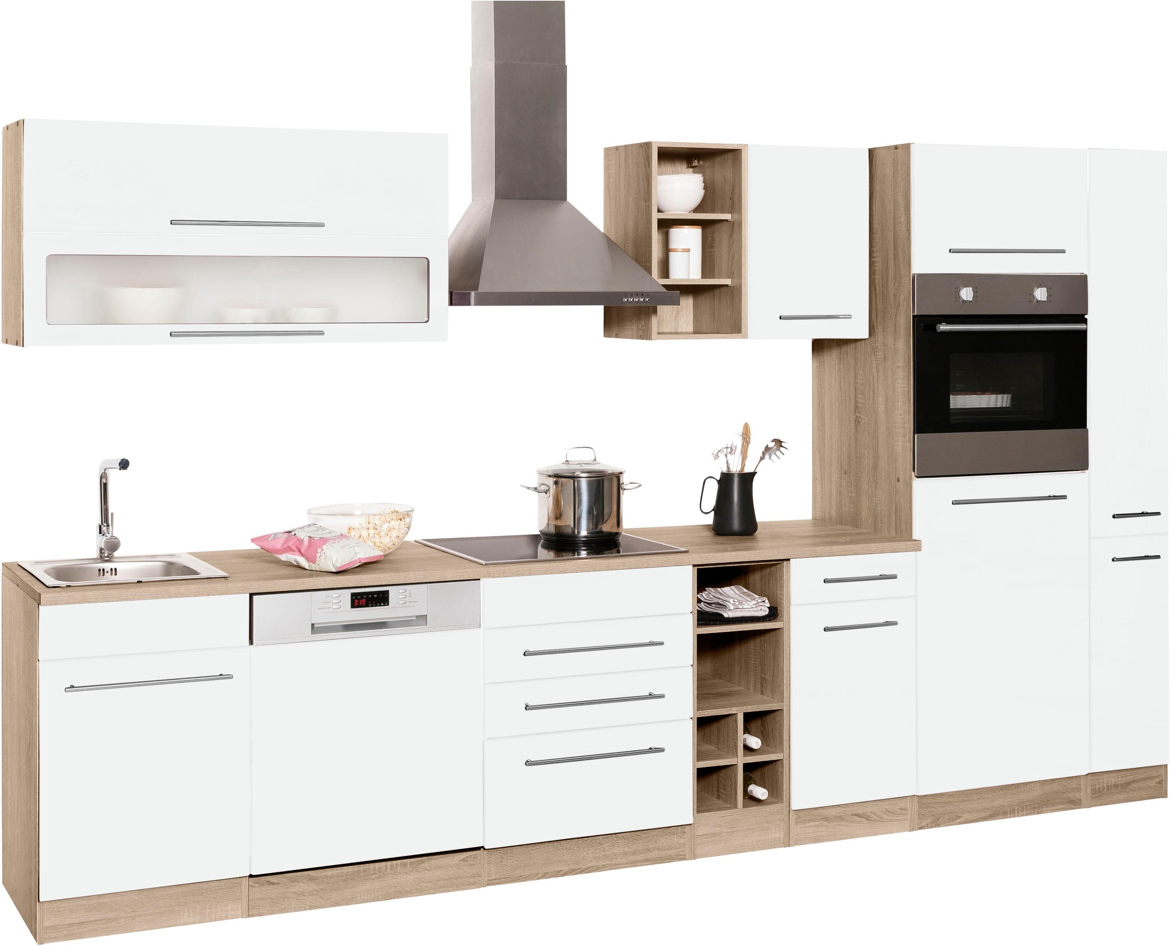 KOCHSTATION Küchenzeile "KS-Eton", ohne E-Geräte, Breite 330 cm günstig online kaufen