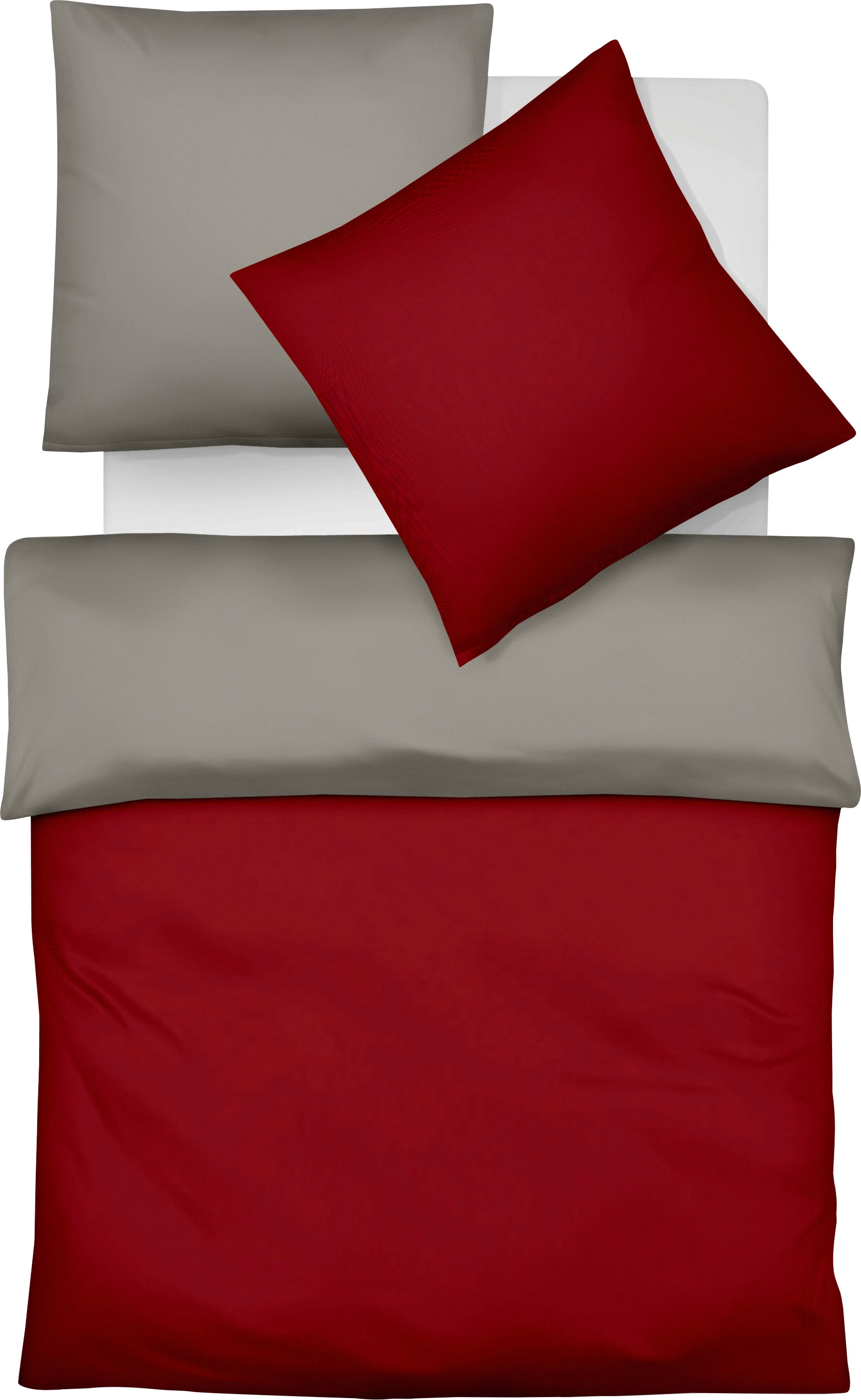 fleuresse Wendebettwäsche "Lech W 4158" 2 Stk. tlg. Edelflanell, Baumwolle, günstig online kaufen