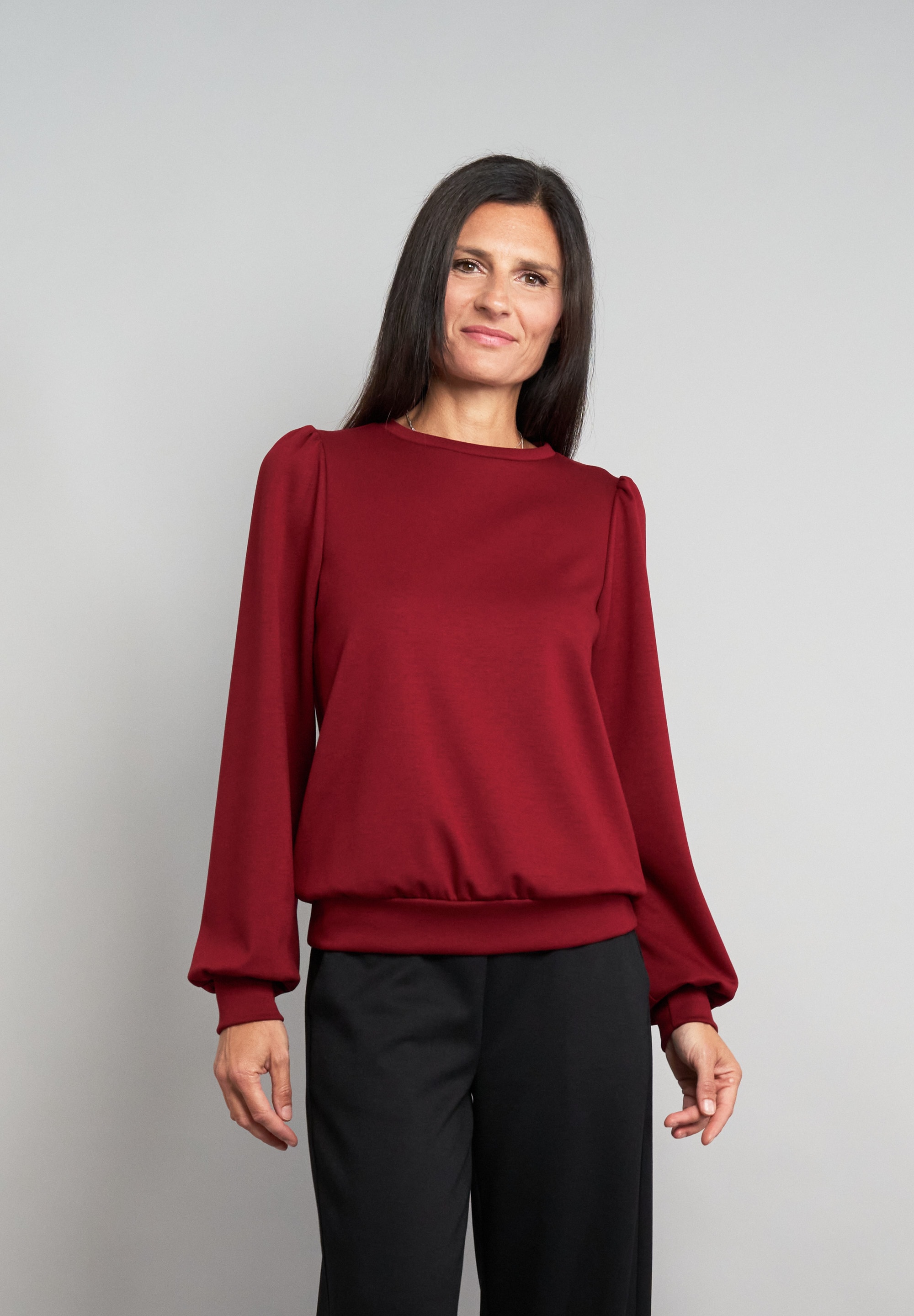 Seidel Moden Langarmshirt "Exklusiv bei OTTO", mit Puffärmel - MADE IN GERM günstig online kaufen