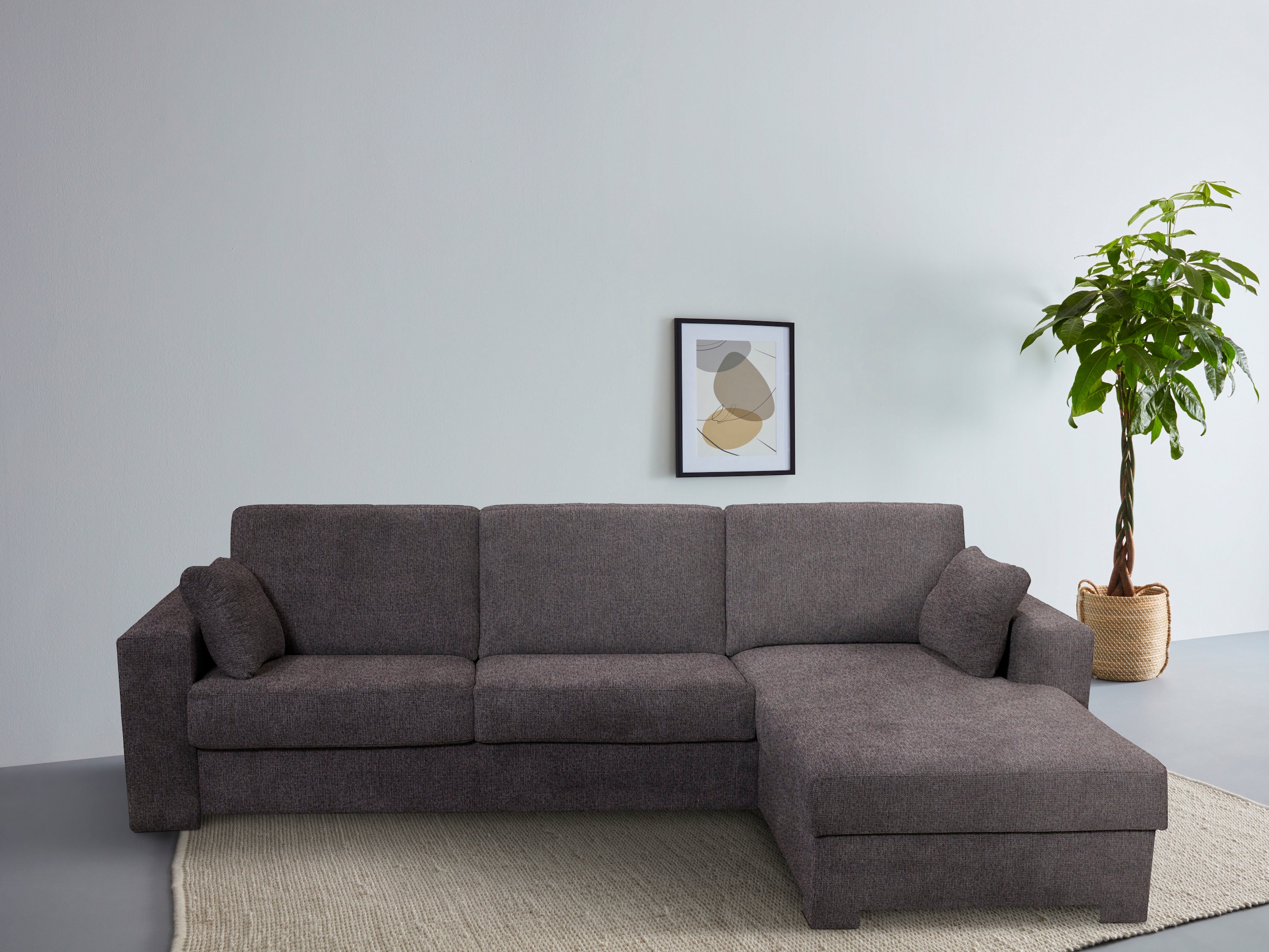 BAUR bestellen | Ecksofa ca Dauerschlaffunktion, mit affaire 163x198 Unterfederung, Home cm \