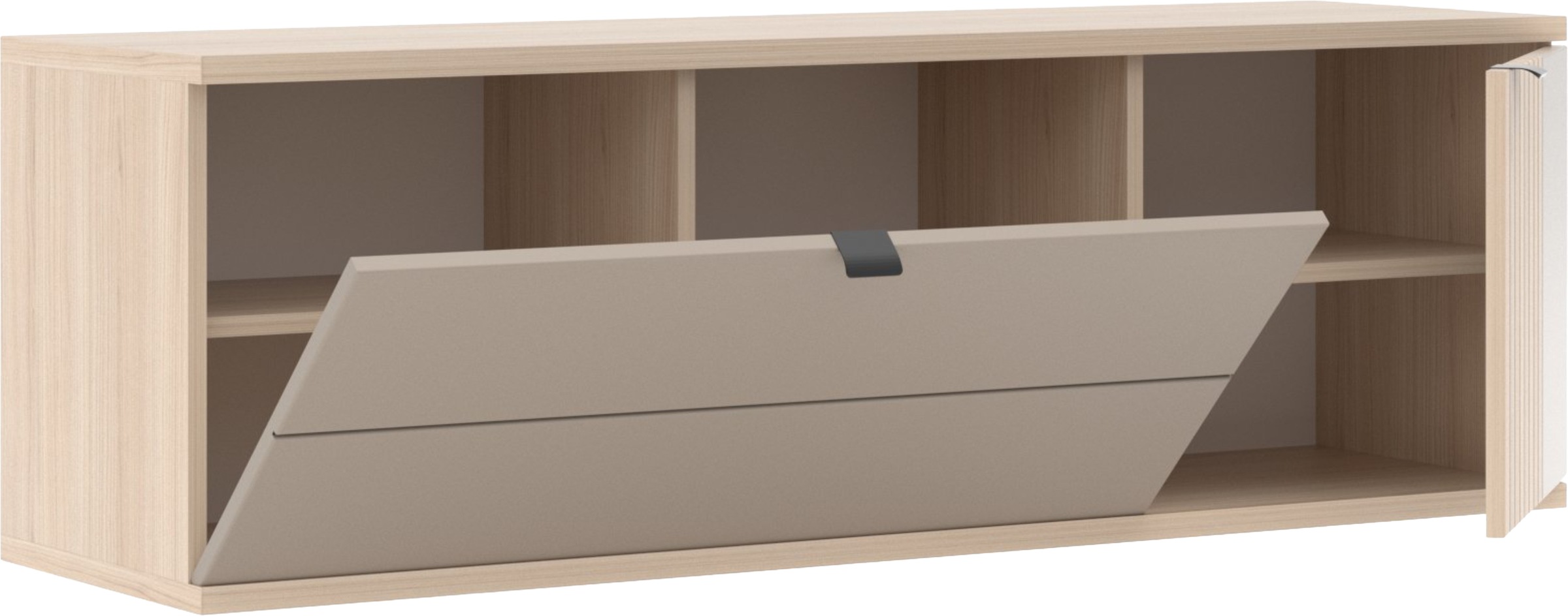 Innostyle Hängeschuhschrank »PISA Hängeschuhschrank« 1 Stk. tlg. Soft Close, AB- Kante, 1 Klappe, 4 Fächer