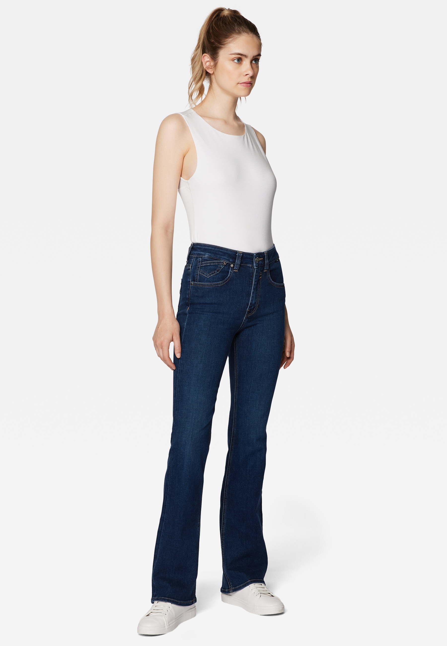 Mavi Vicky Coated Bronze Bootcut Denim