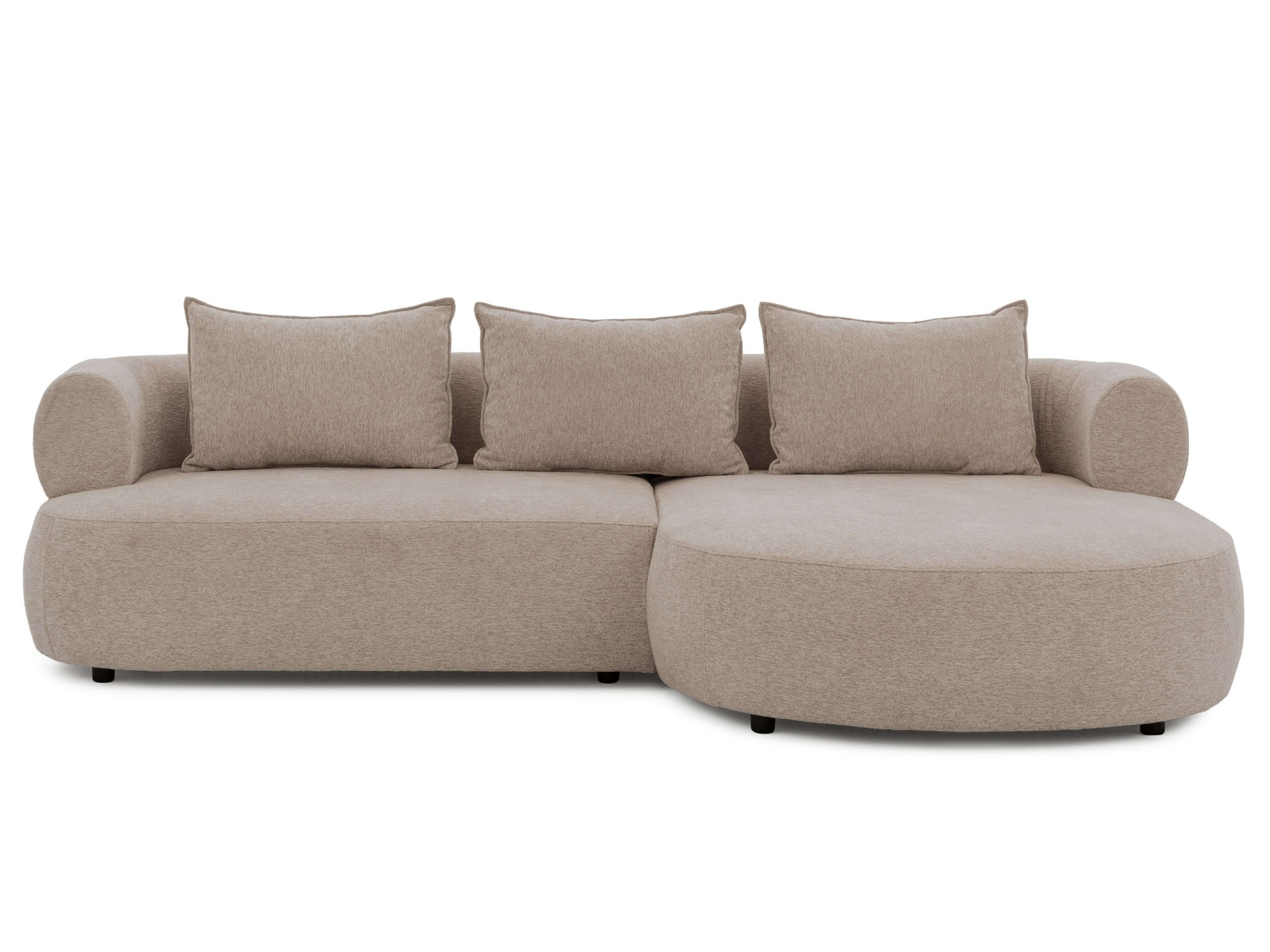 Home affaire Ecksofa "LUSSAC L-Form Design-Sofa mit Zierkissen, Maße B/T/H: günstig online kaufen