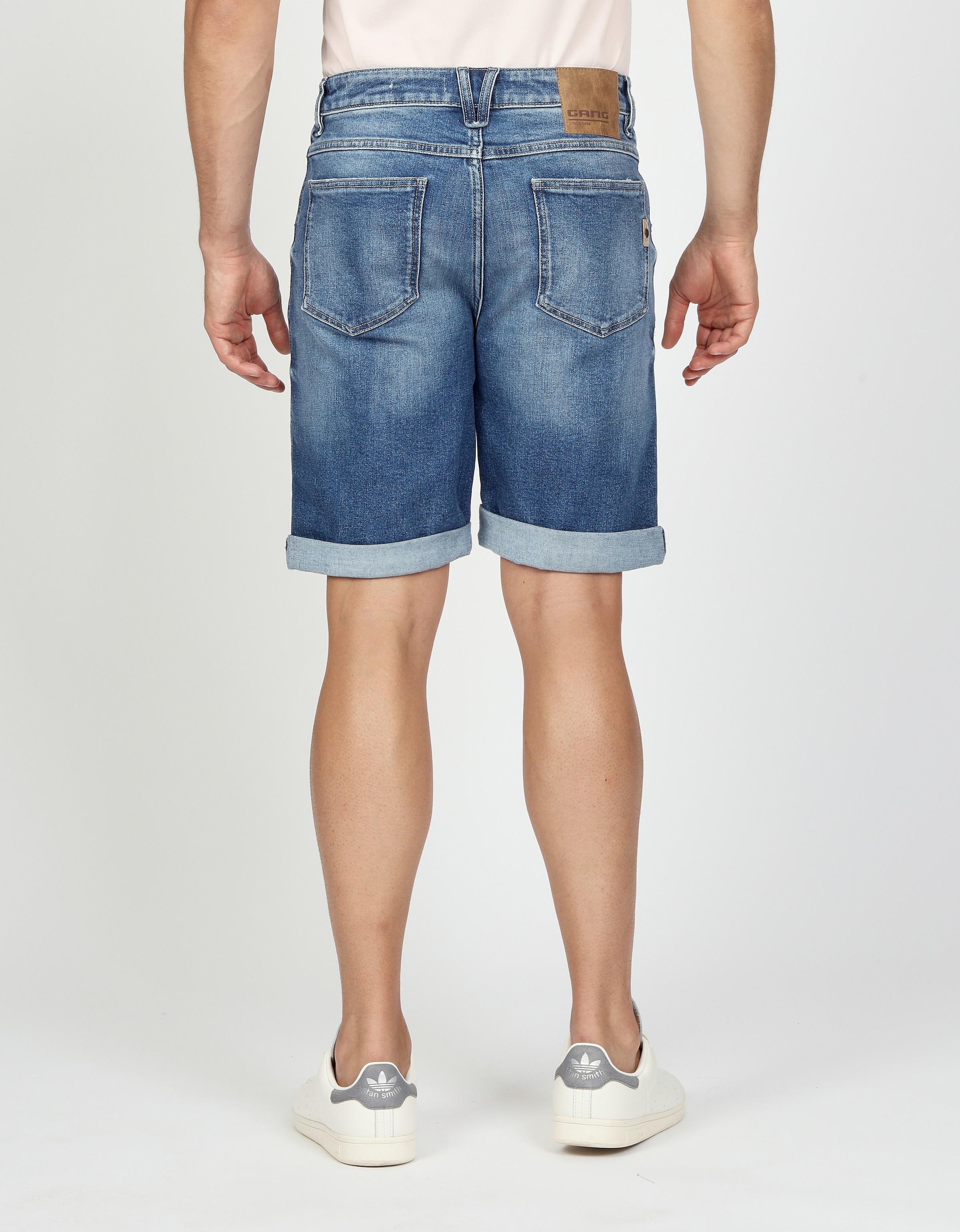 GANG Jeansshorts »94MARCO«, mit Doppelbunddetail