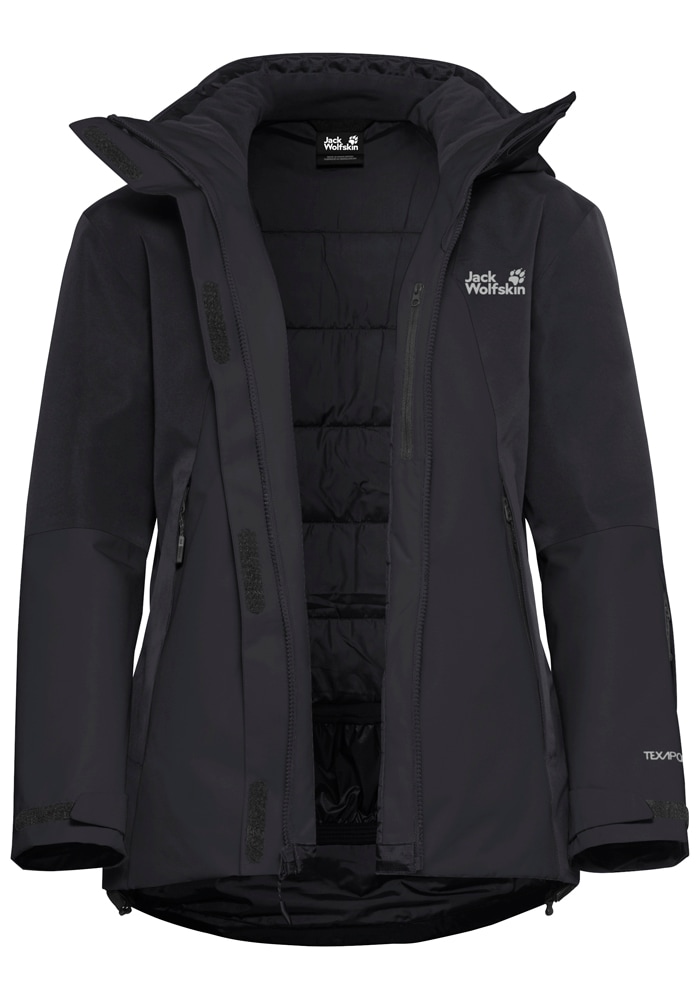 Jack Wolfskin Skijacke »FLOWLINE 2L INS JKT W«, mit Kapuze