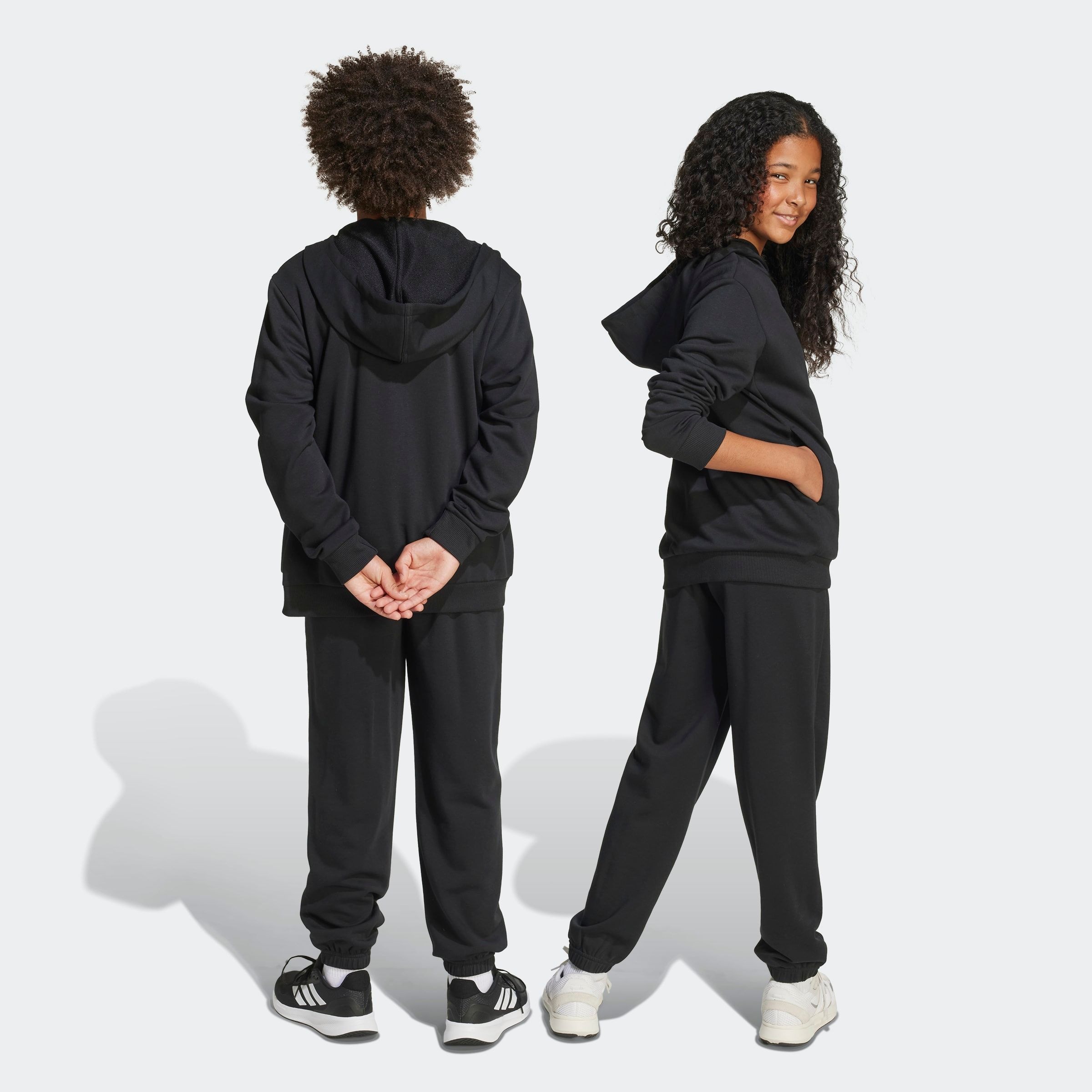 adidas Sportswear Trainingsanzug »J LIN FT TS 220«, (2 tlg.)