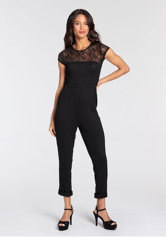 Melrose Overall su eleganten Spitzen-Details -...