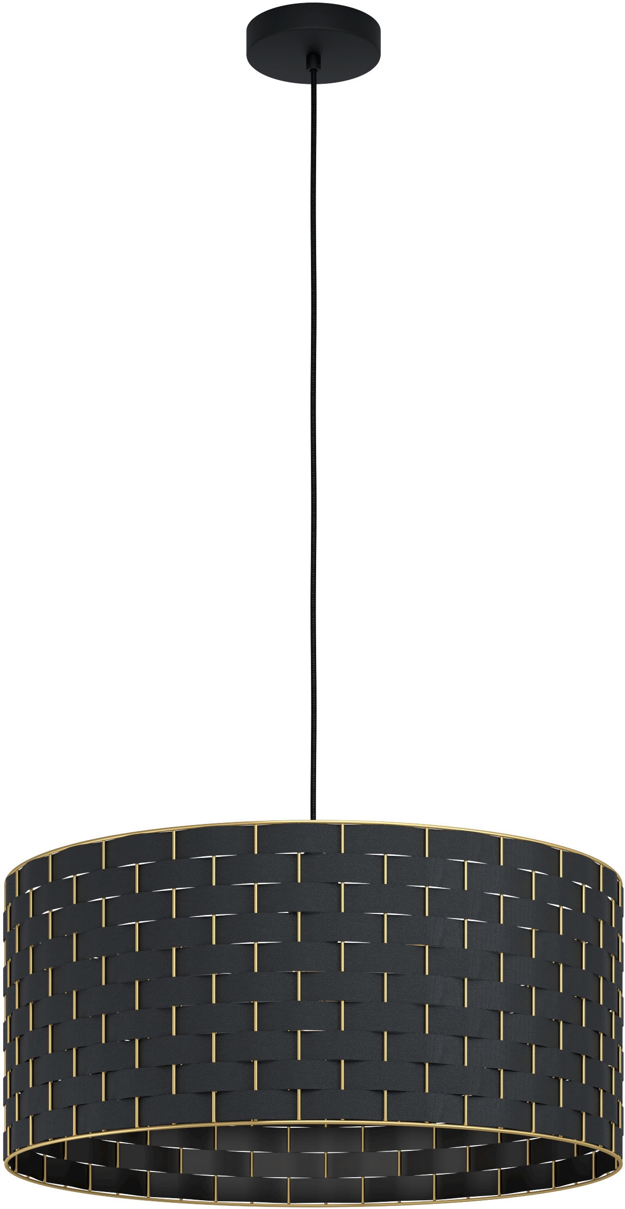EGLO Deckenleuchten »MARASALES«, Hängeleuchte in schwarz aus Stahl - exkl.  E27 - 1X40W | BAUR