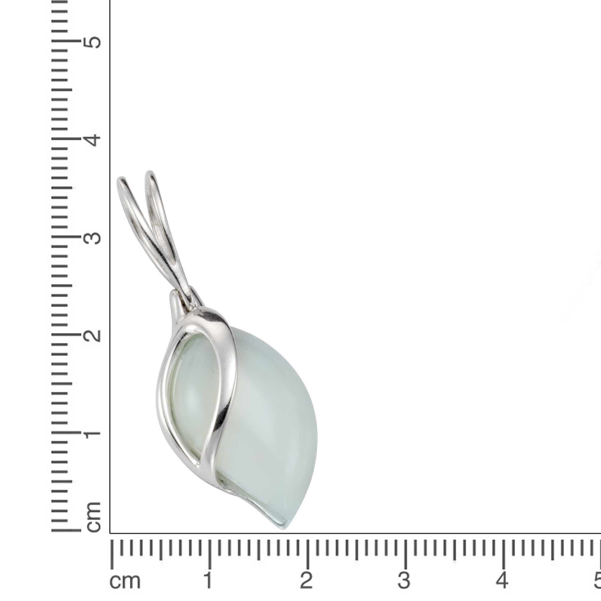 Vivance Kettenanhänger »925/- Sterling Silber Aqua-Achat«