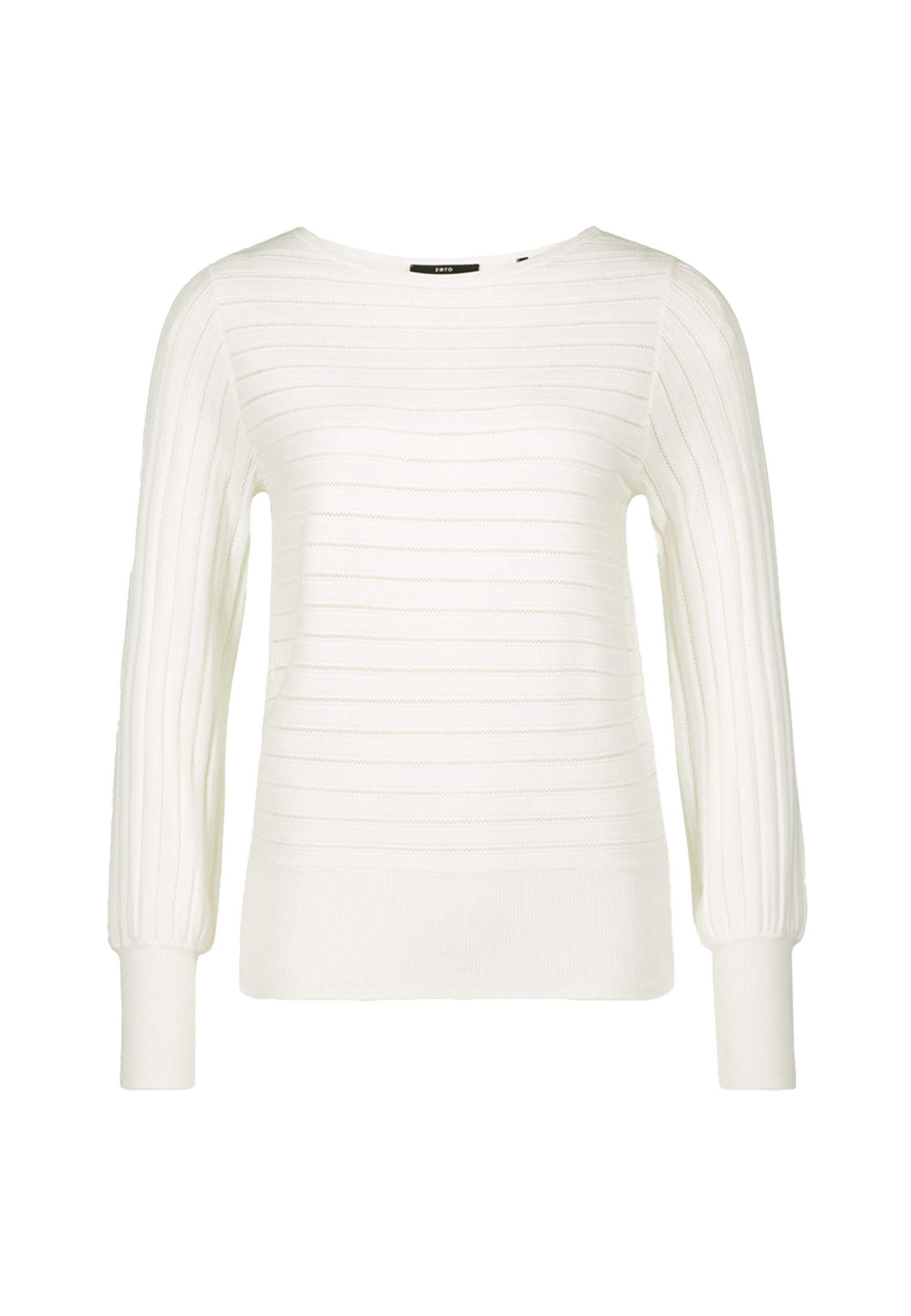 Zero Strickpullover "zero Damen Pullover mit Strukturmuster", (1 tlg.), str günstig online kaufen