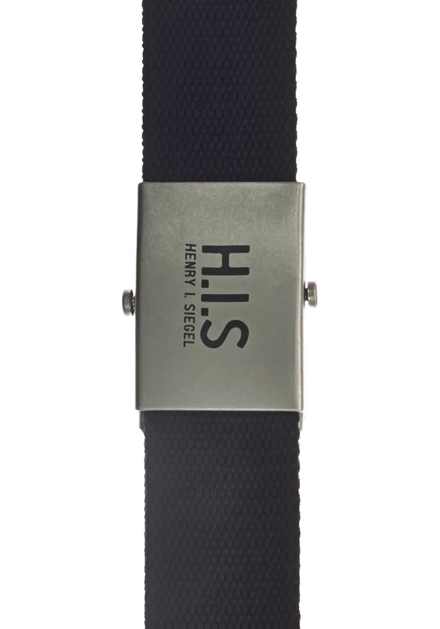 Black Friday H.I.S Stoffgürtel, Bandgürtel mit H.I.S Logo auf der  Koppelschließe | BAUR