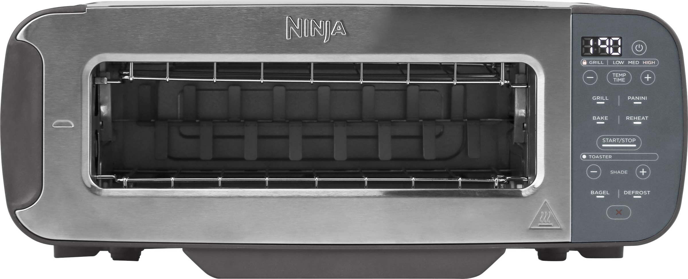 NINJA Toaster »ST202EU Ninja Foodi«, 1 Schlitz, 2400 W, 2-in-1 Toaster, Grill & Panini-Presse