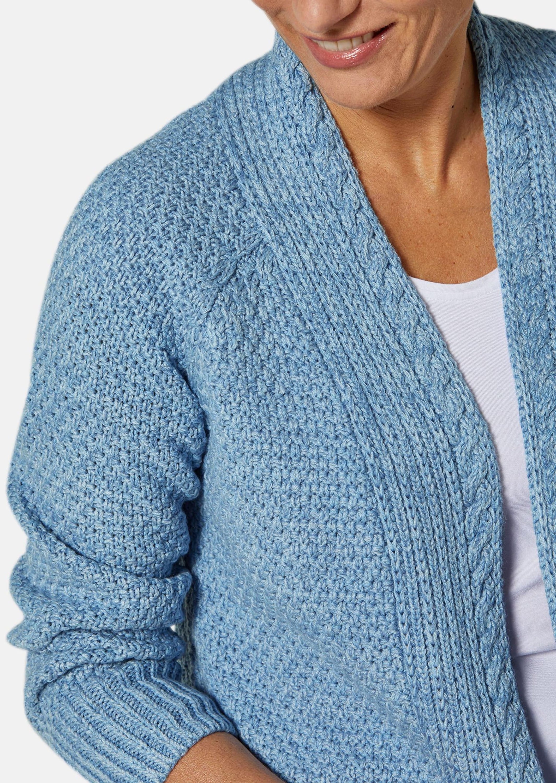 GOLDNER Strickjacke »Strickjacke Zeitlose Strickjacke in Grobstrick«