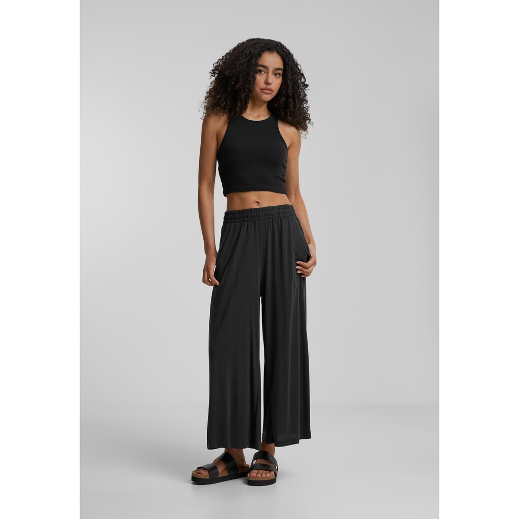 URBAN CLASSICS Bequeme Jeans »Urban Classics Damen Ladies Modal Culotte«, (1 tlg.)