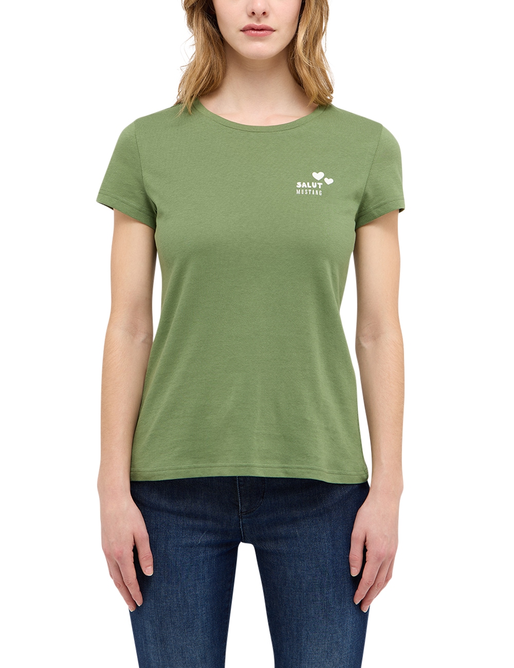 MUSTANG Kurzarmshirt »Damen Style Loa«
