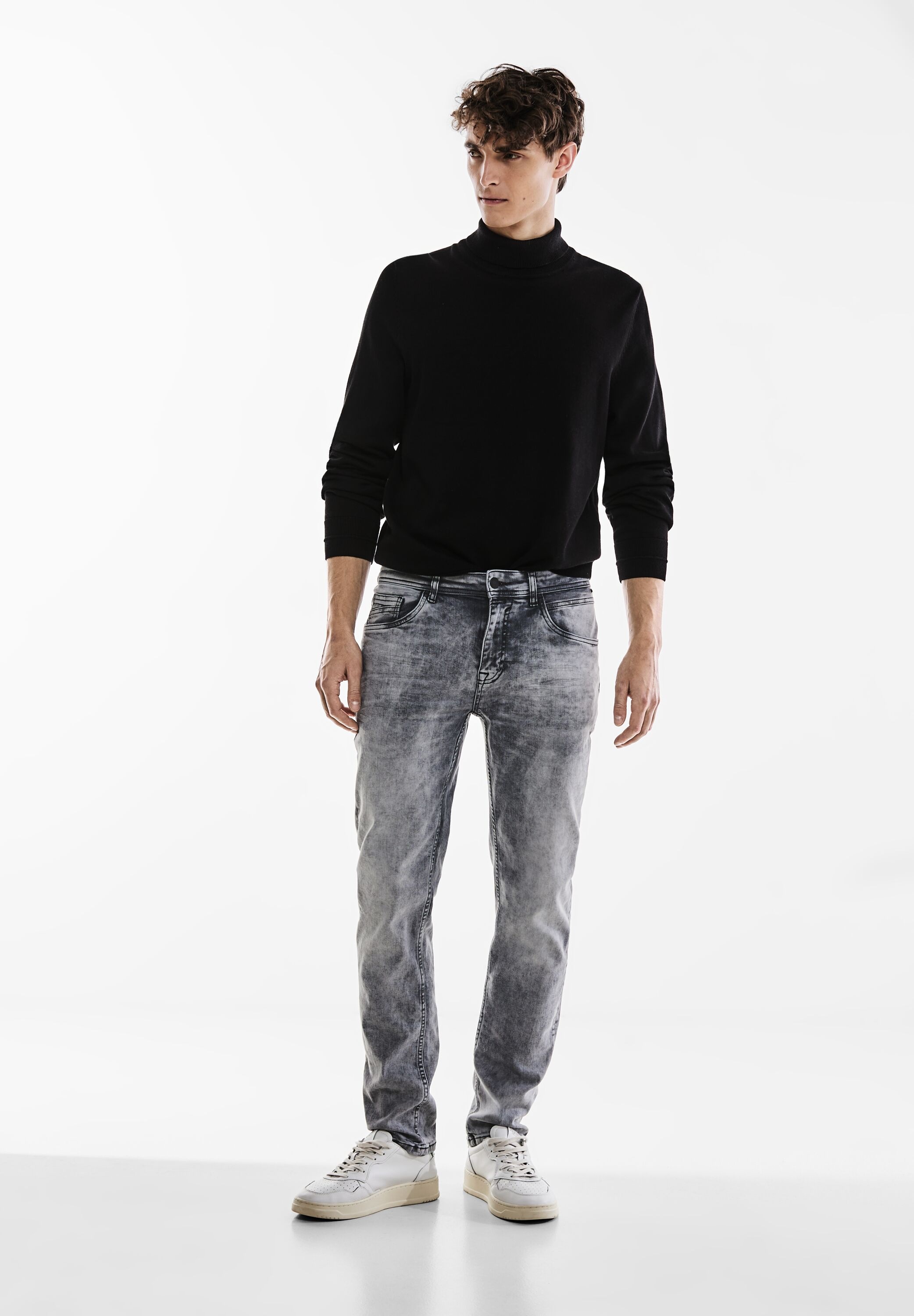 STREET ONE MEN Gerade Jeans, Middle Waist