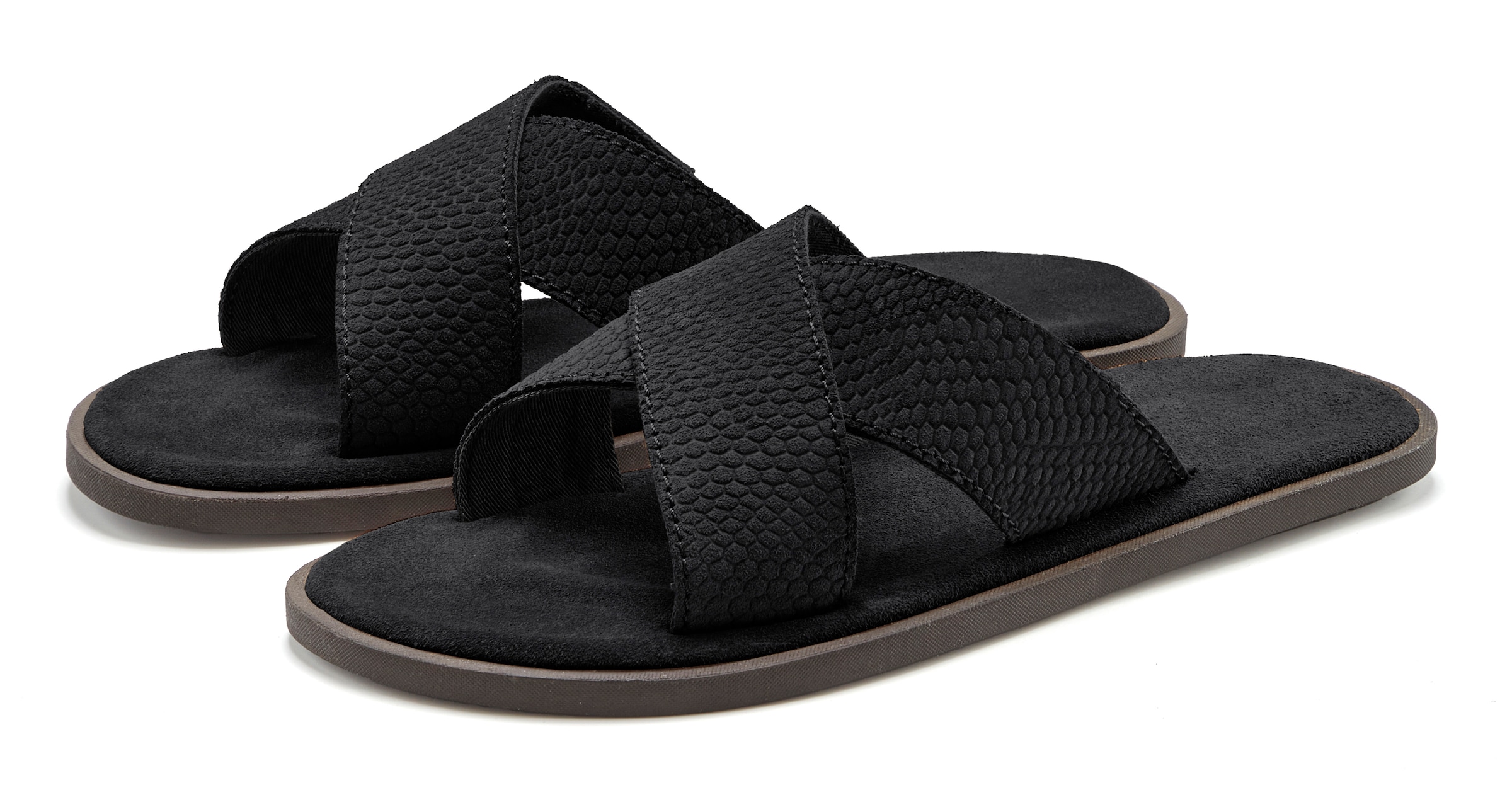 Beachtime Pantolette »Sommerschuhe, offener Schuh, Sandale«  NEU aus weichem Leder mit leichter Sohle