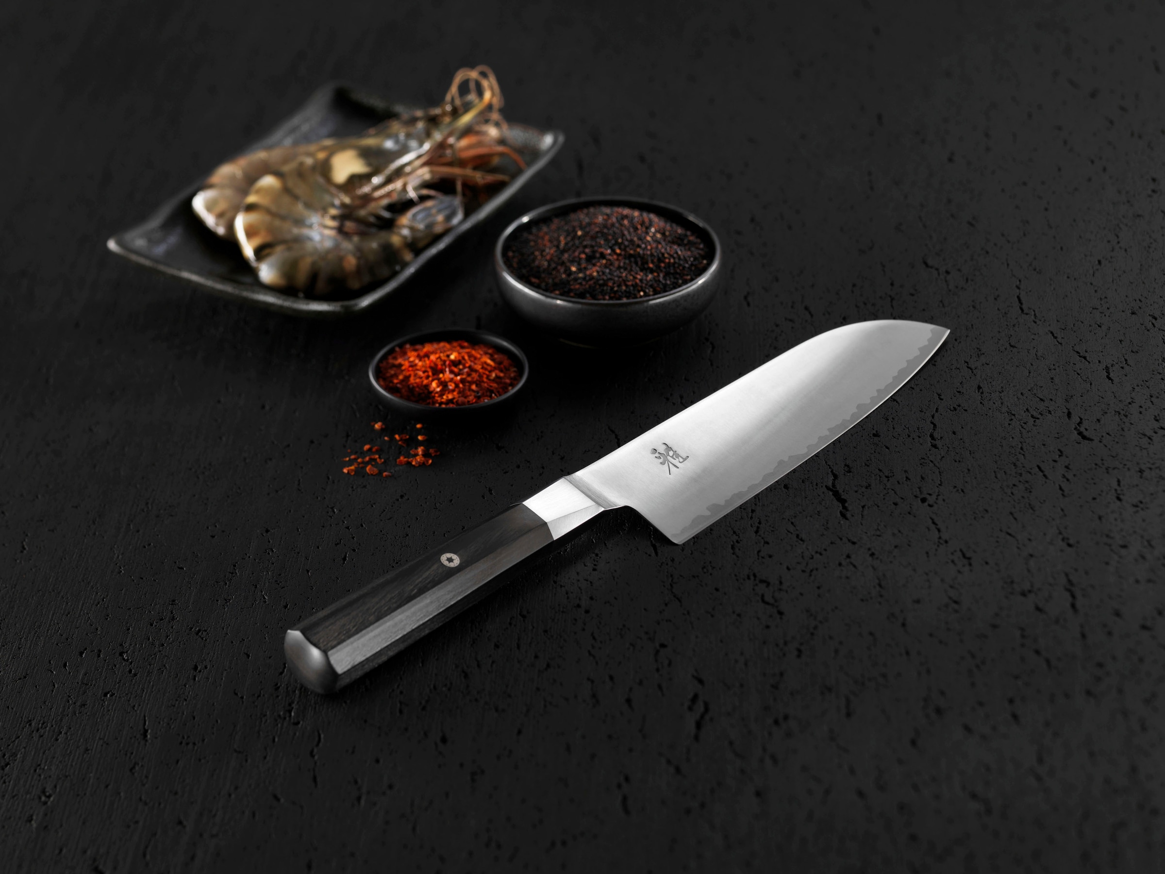 MIYABI Kochmesser "Miyabi 4000FC Gyutoh" Klingenlänge 20 cm, FRIODUR eisgehärtete Klinge