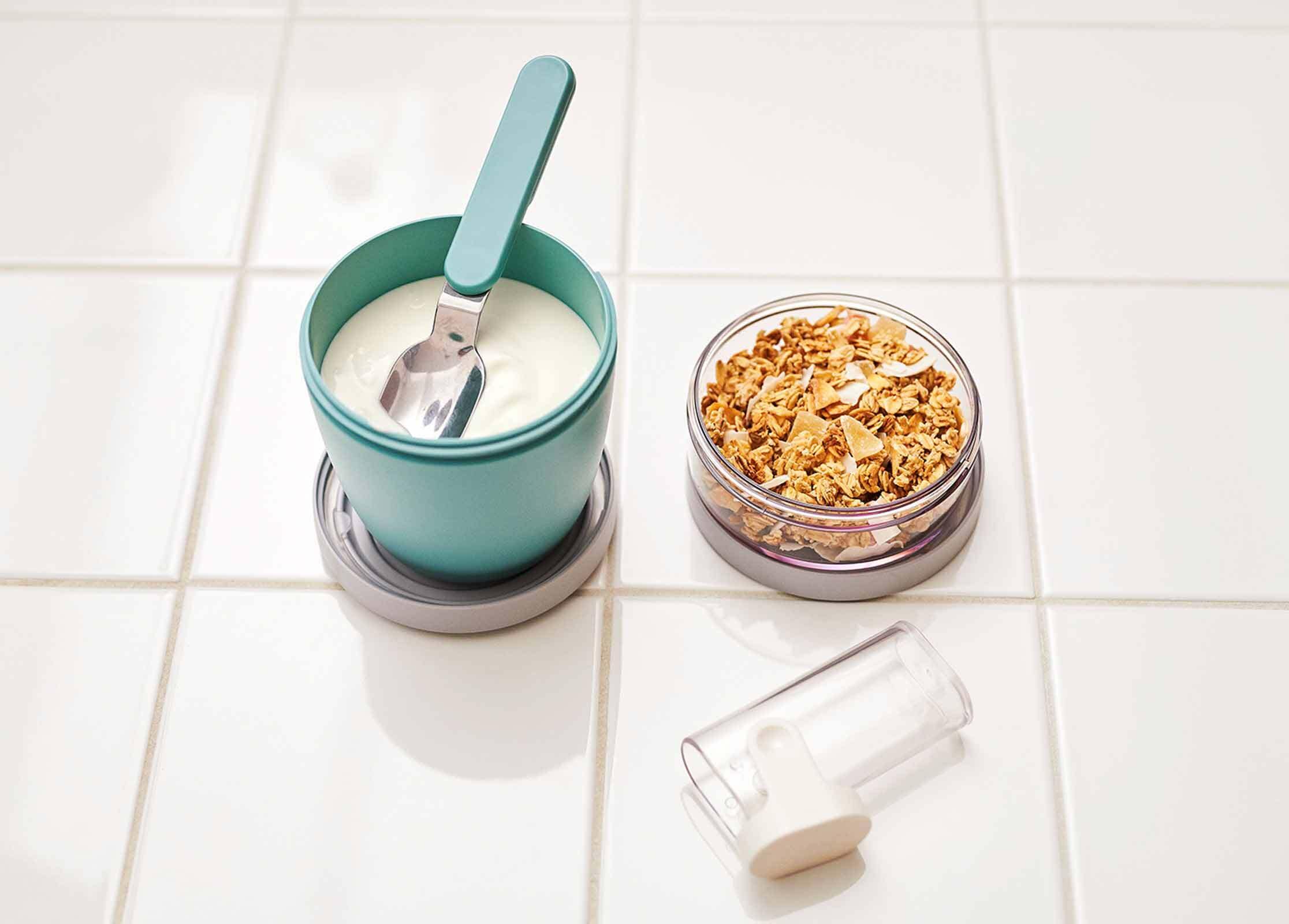 Mepal Lunchbox »Lunchpot + Faltbarer Löffel Ellipse 500 + 200 ml«, (3 tlg.)