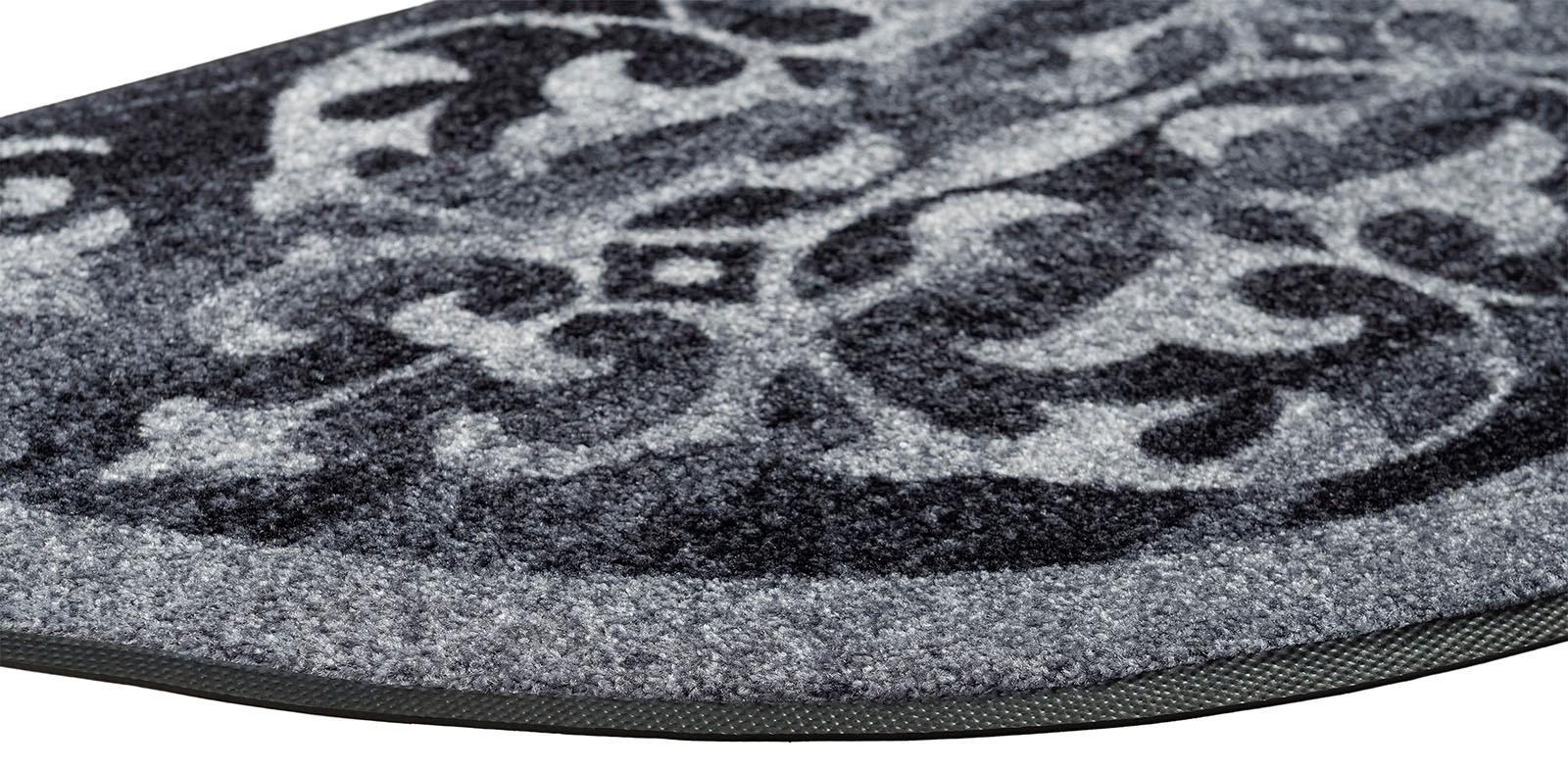 wash+dry by Kleen-Tex Teppich »Round Ornaments«, rechteckig, 7 mm Höhe, rutschhemmend, In- und Outdoor geeignet, waschbar, Wohnzimmer