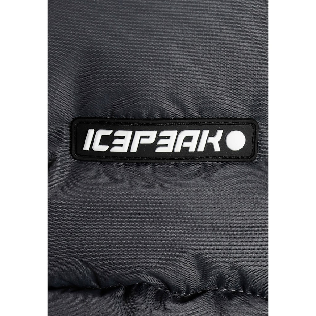 Icepeak Steppjacke »PASCO - für Kinder«, mit Kapuze