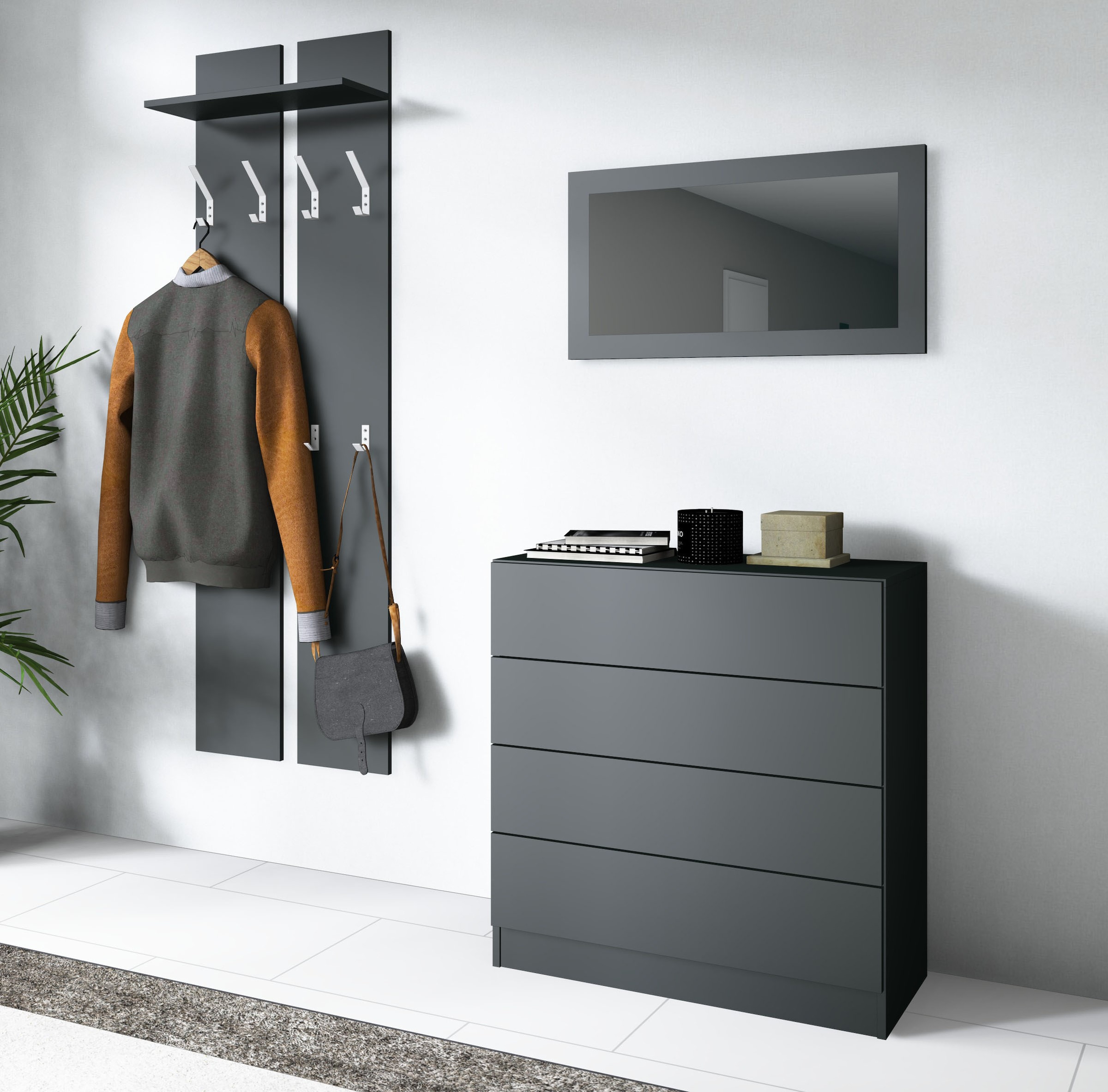 borchardt Möbel Garderoben-Set »Vaasa 3« Set, 3 Stk. tlg.