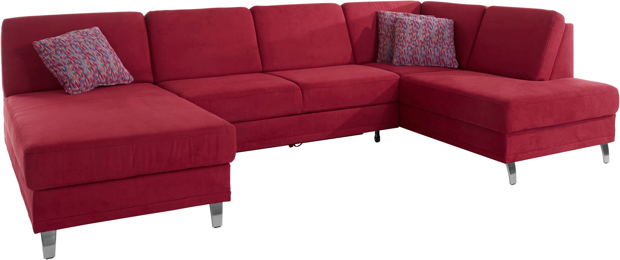 sit&more Wohnlandschaft »Clio U-Form«, wahlweise mit Bettfunktion und Bettkasten, inklusive Federkern