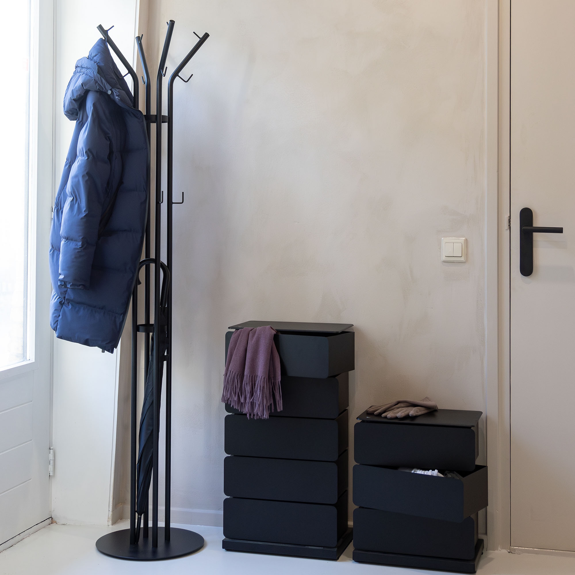 Spinder Design Garderobenständer »CHARLY freistehende Garderobe«, (1 St.)