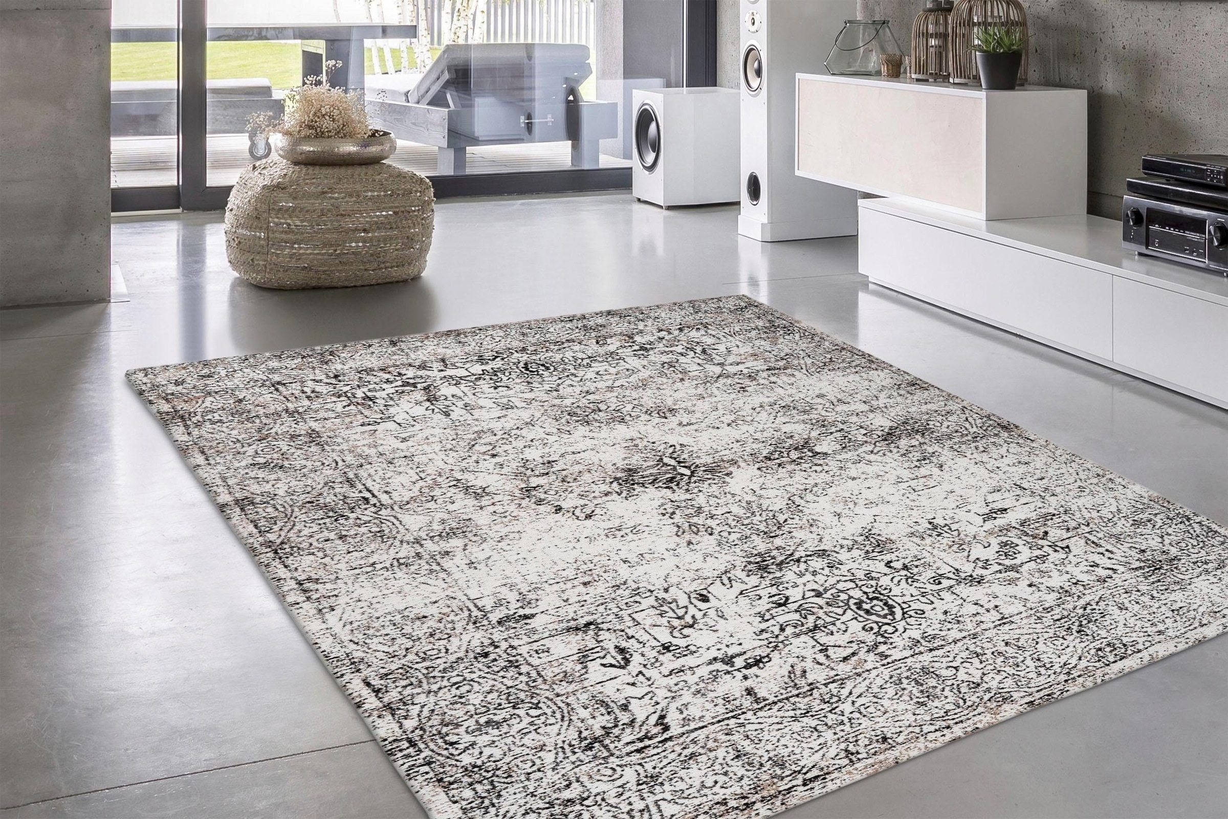 calo-deluxe Teppich »Bello 600«, rechteckig, 10 mm Höhe, Vintage Design, Wohnzimmer