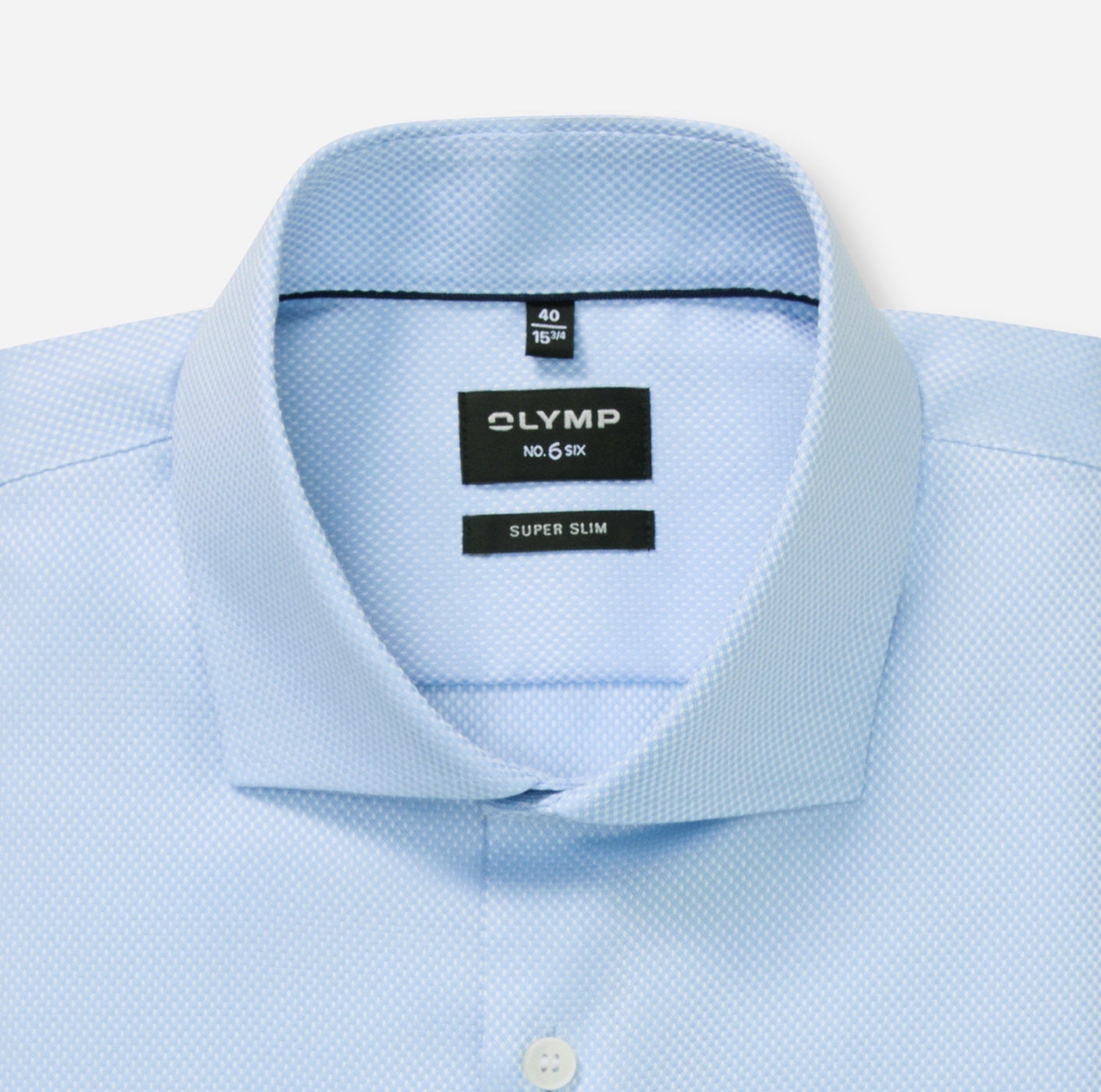 OLYMP Langarmhemd »No 6 six« Royal Kentkragen, Businesshemd, super slim fit