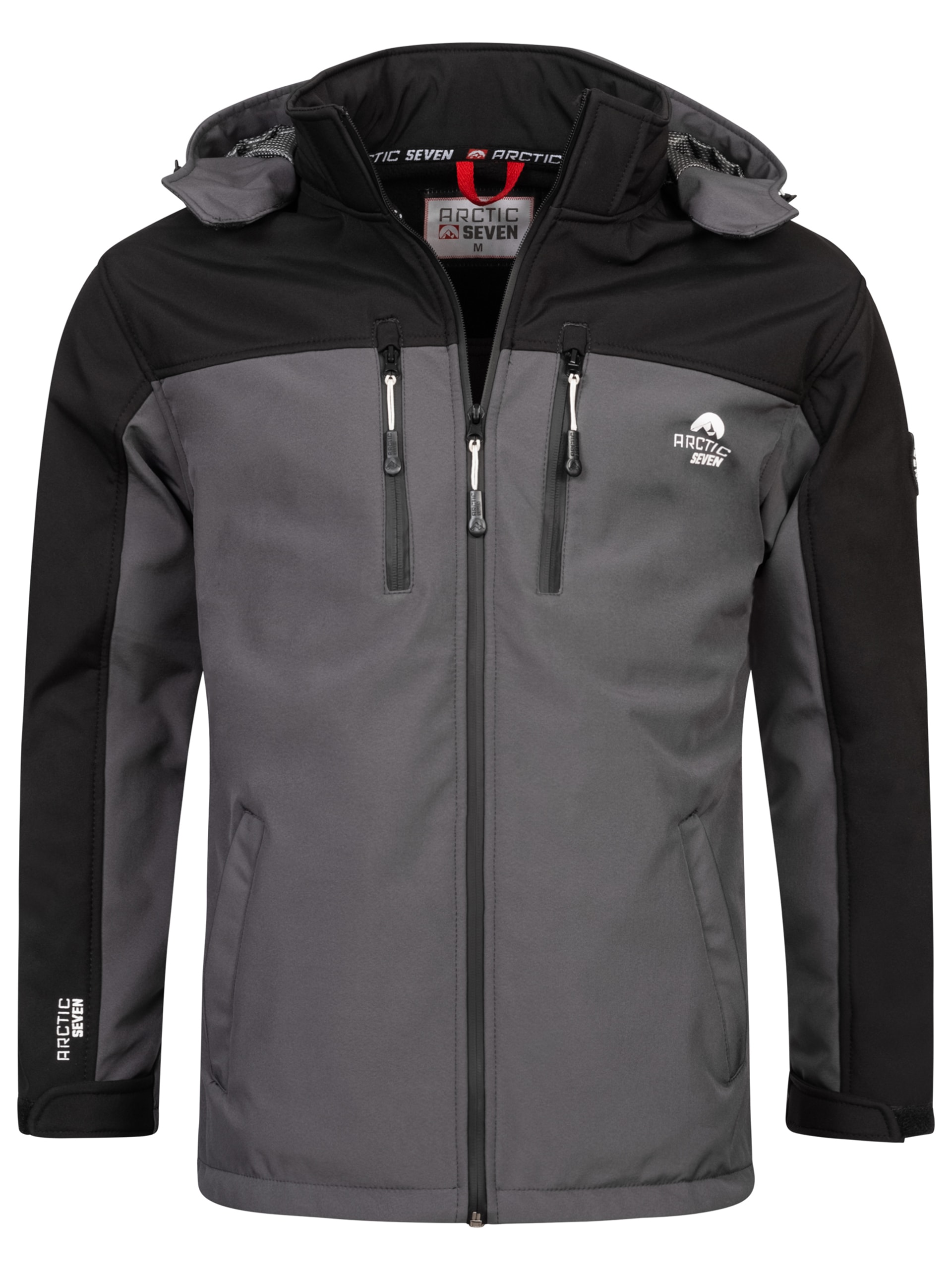 Arctic Seven "ASSurvivo" Outdoorjacke mit abnehmbarer Kapuze