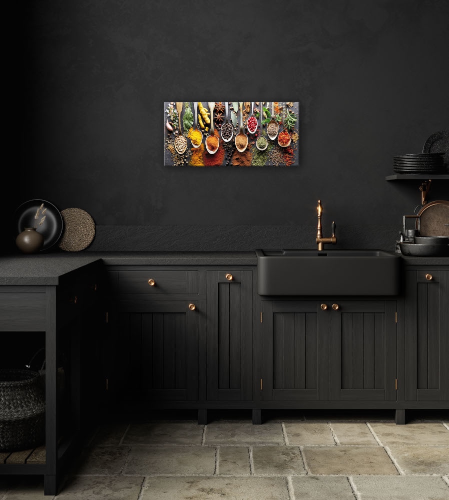 Bönninghoff Leinwandbild Gewürze 1 Stk. tlg. BxH: 70x33 cm günstig online kaufen