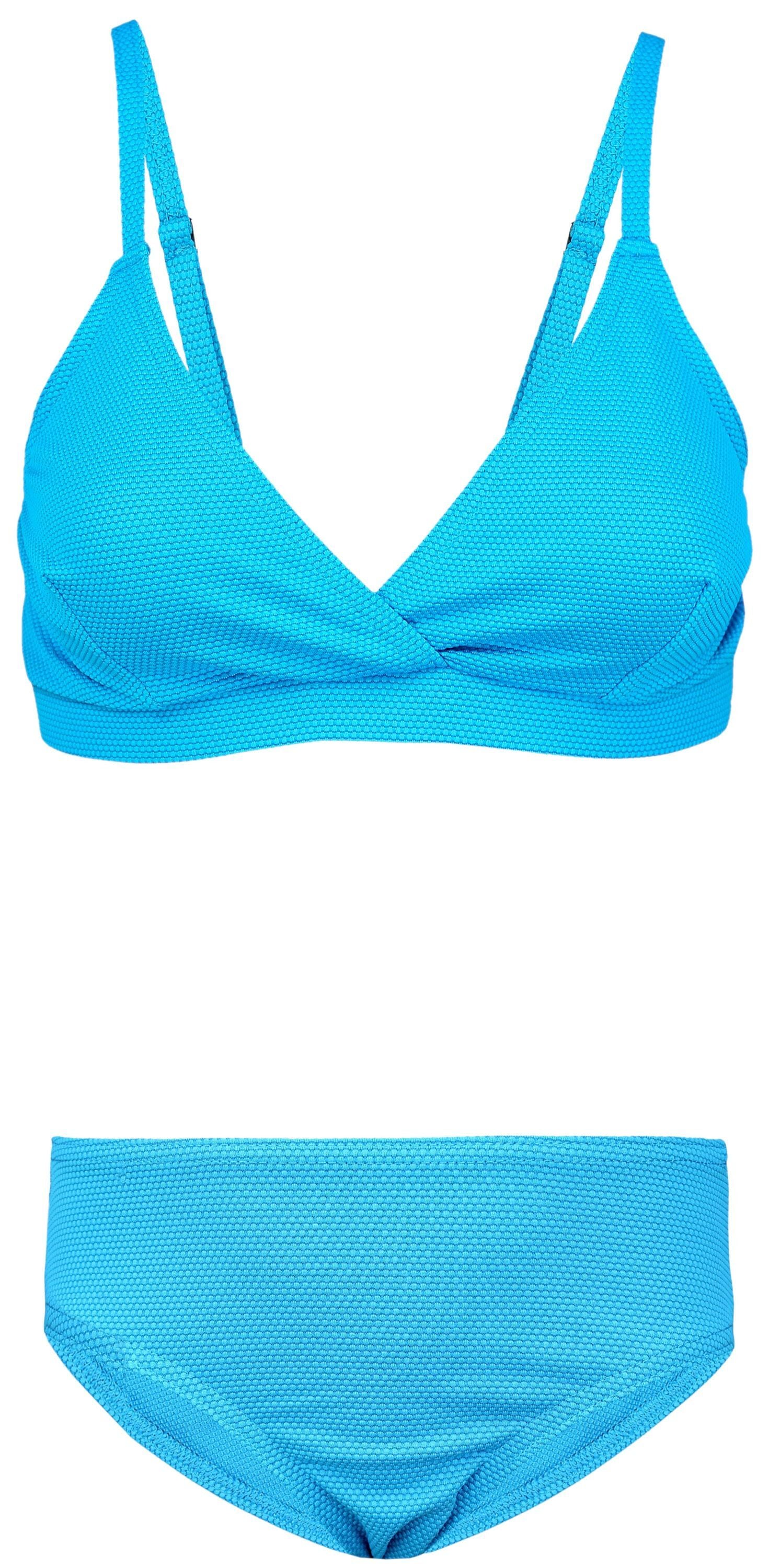 AQUARTI Bustier-Bikini »Badeanzug Mädchen Bikini Set Zweiteilig Bikinislip Bustier«