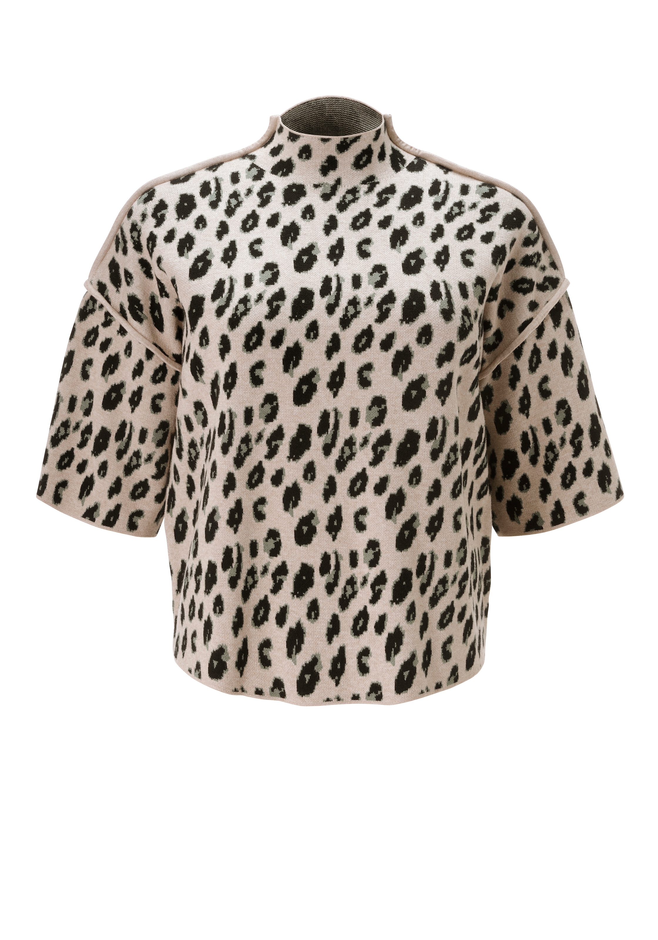 Aniston PLUS Strickpullover in trendigem Leodessin - NEUE KOLLEKTION